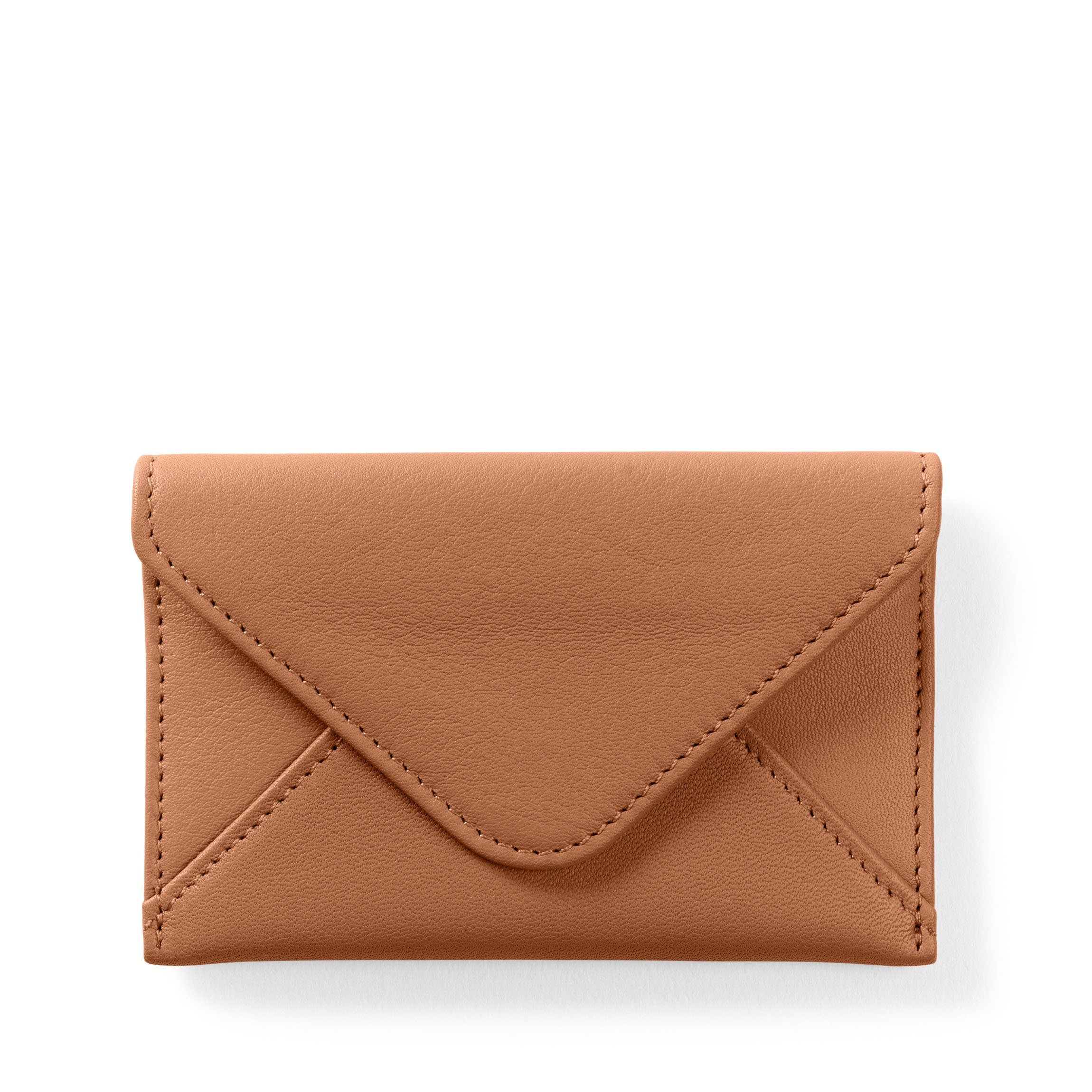 Envelope Card Case Cognac