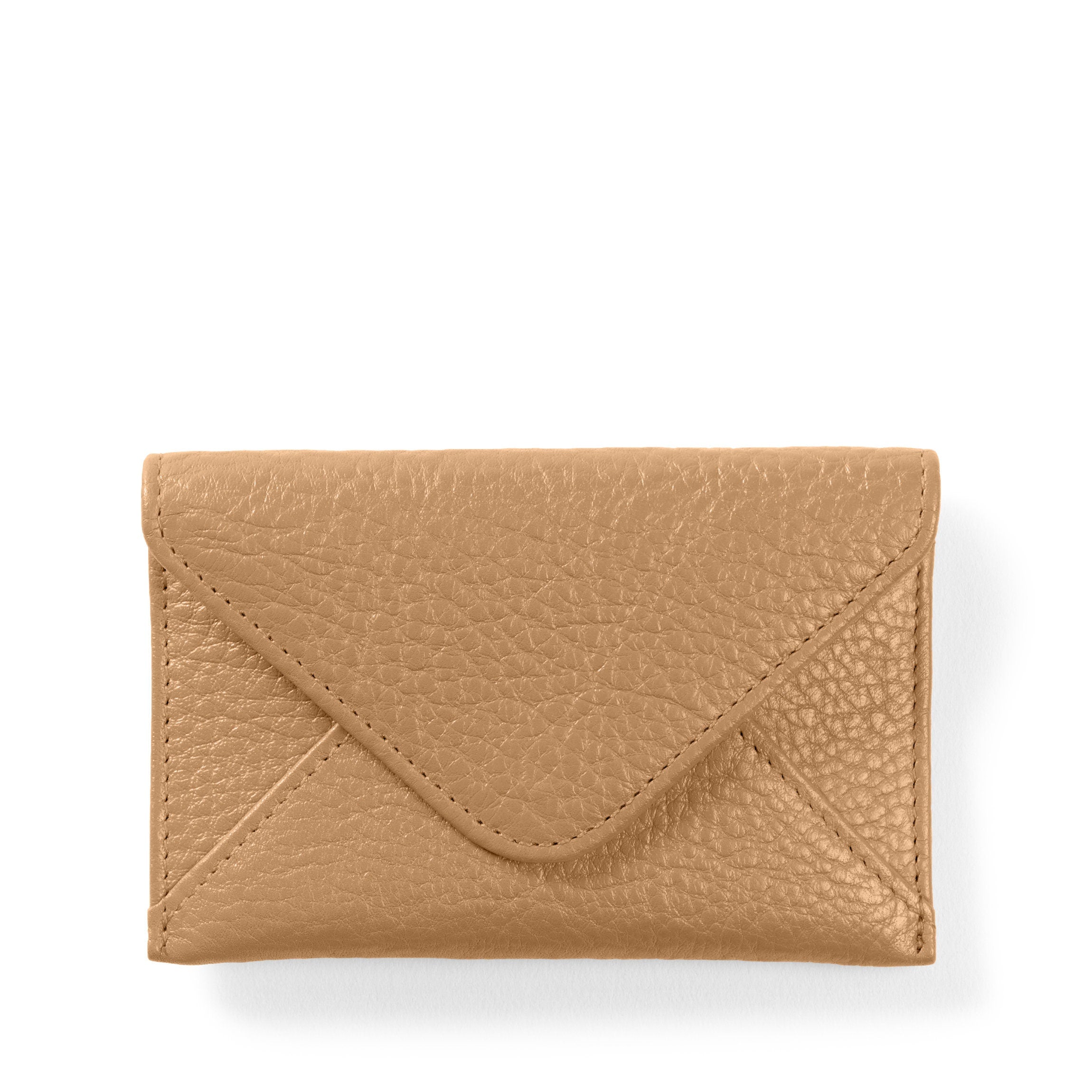 Envelope Card Case Camel