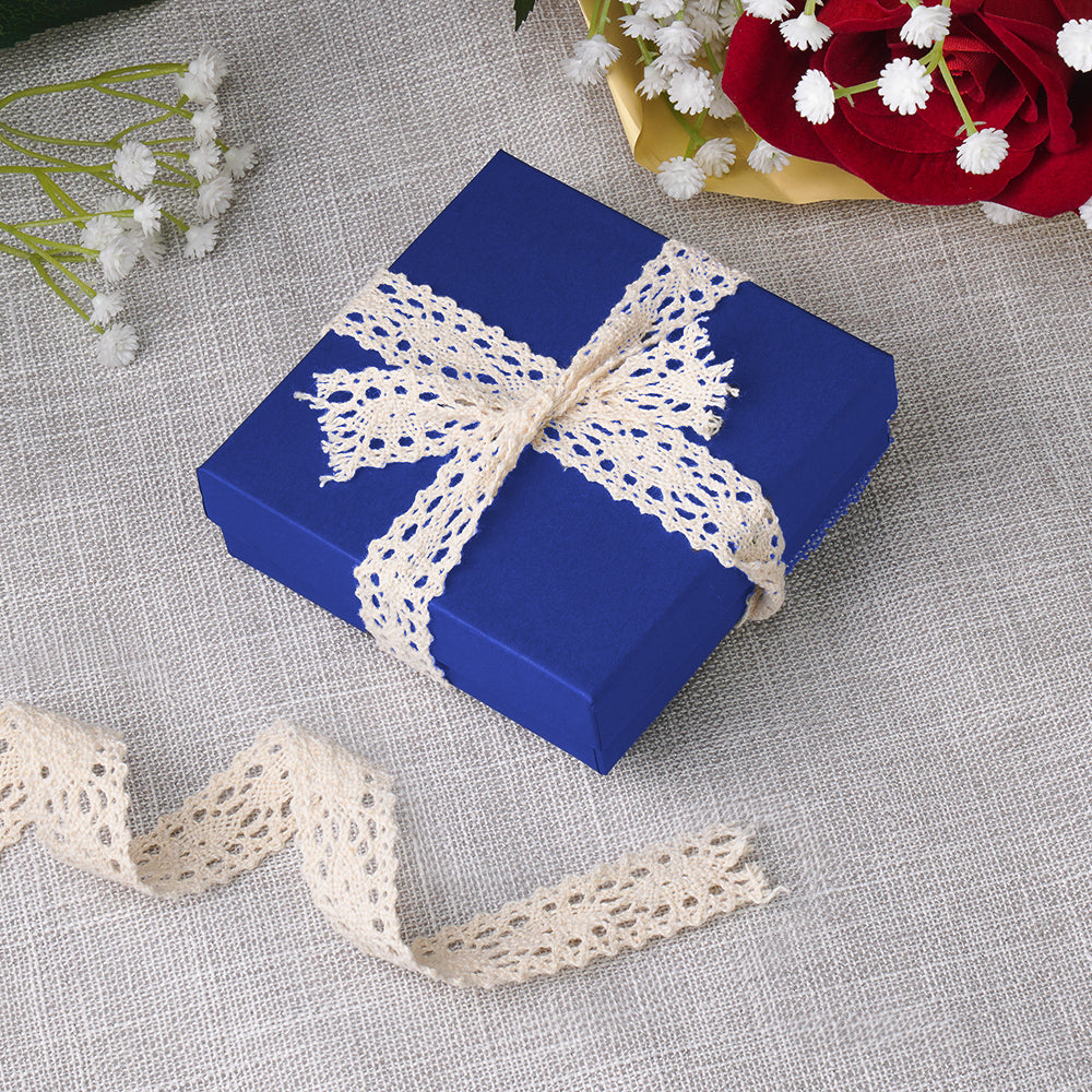 Cotton Filled Cardboard Earring-Pendant-Bracelet Box