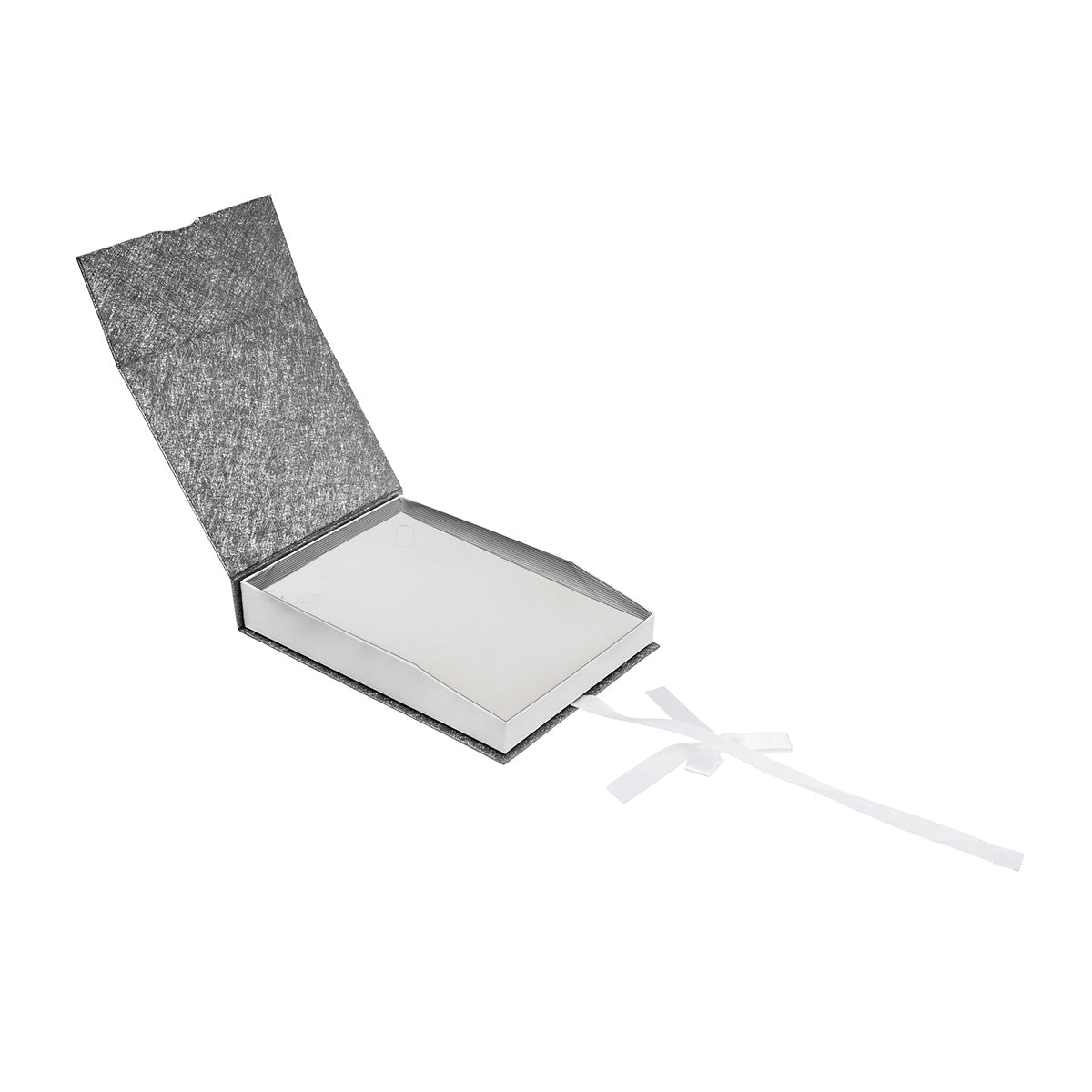 Elegant Paper Pearl Box with a Unique Magnetic Ribbon