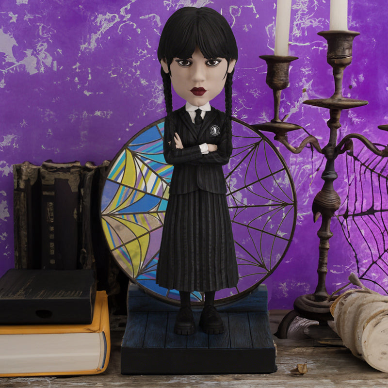 Wednesday Stained Glass Bobblehead