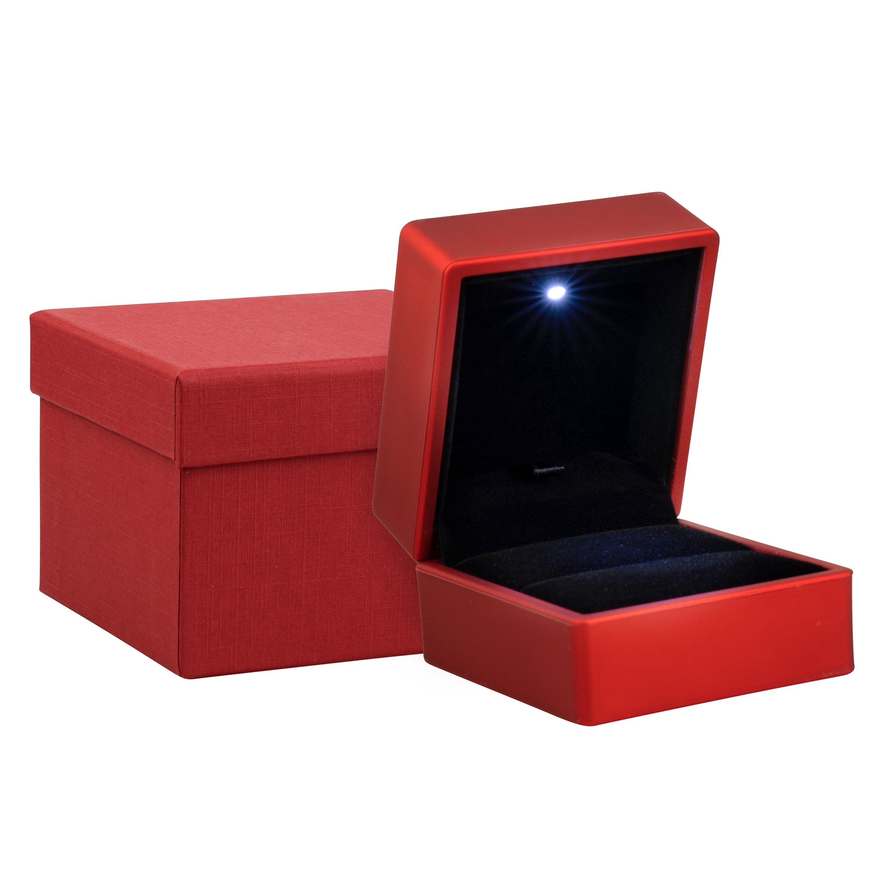 Matte LED Light Ring Box with Two Piece Packer