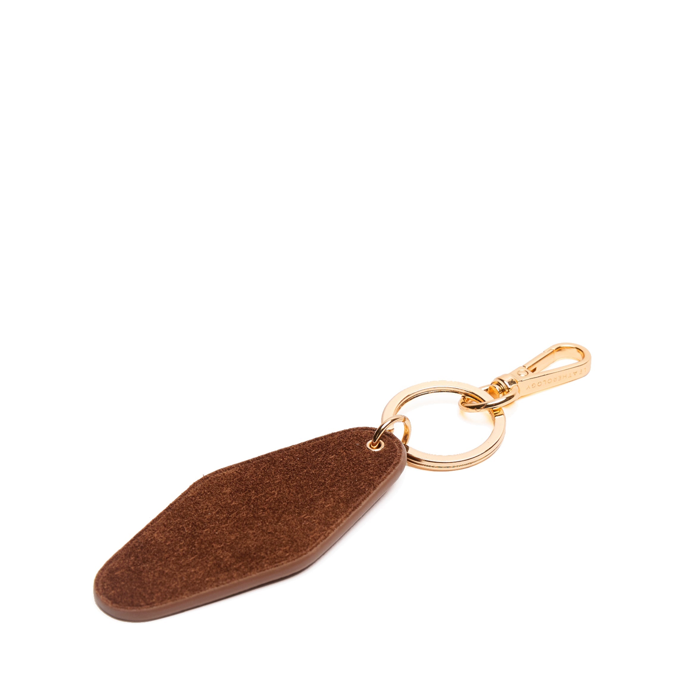 Hotel Keychain Russet Suede