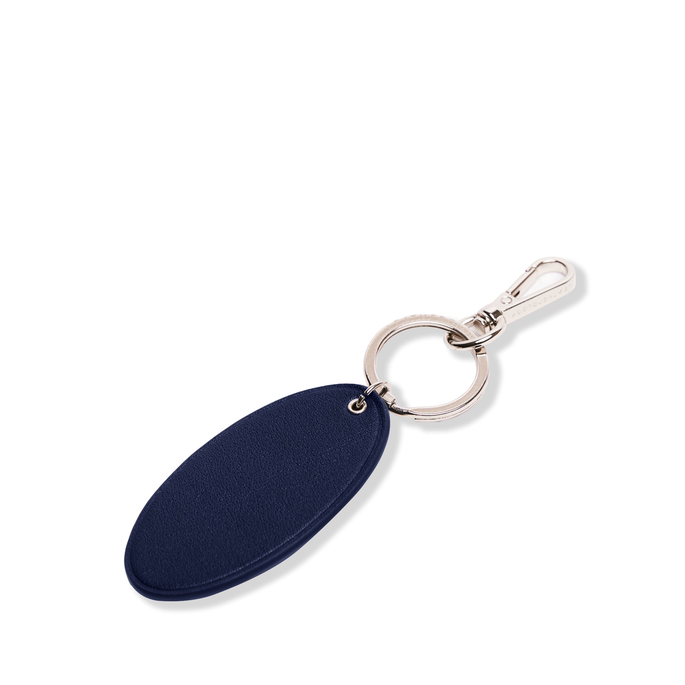 Oval Keychain Navy Blue