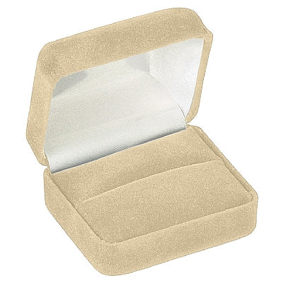 Velour Double Ring Box