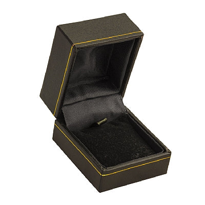 Paper Covered Pendant Box with Gold Accent