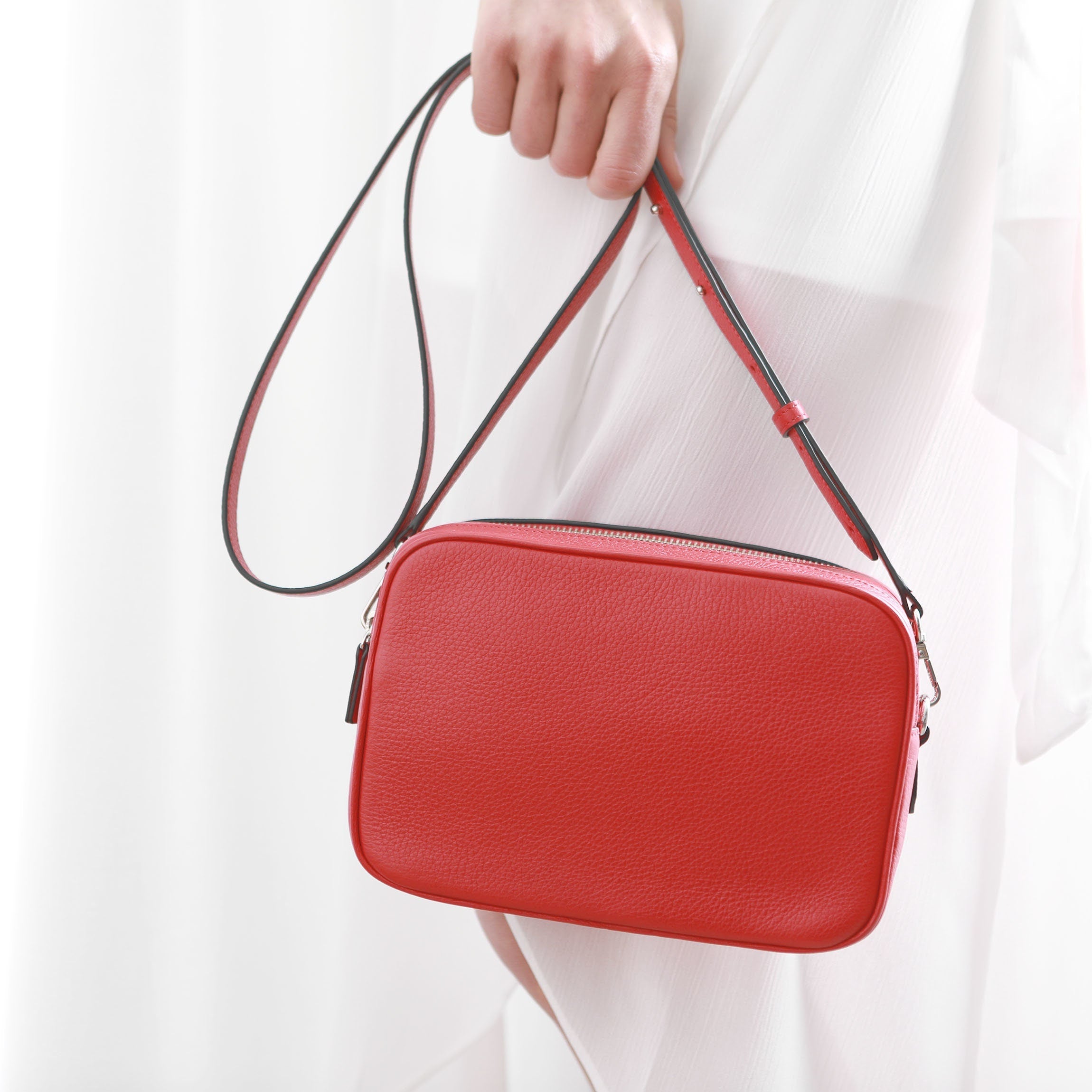 Thin Long Crossbody Strap Scarlet