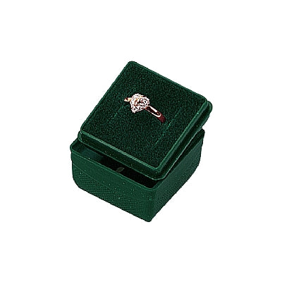 Extra Small Plastic Single Ring Box with Foam Insert