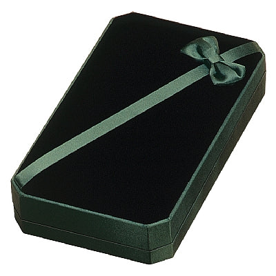 Velvet and Satin Pearl Box with Bow