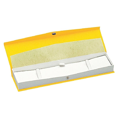 Textured Paper Covered Bracelet Box with White Insert