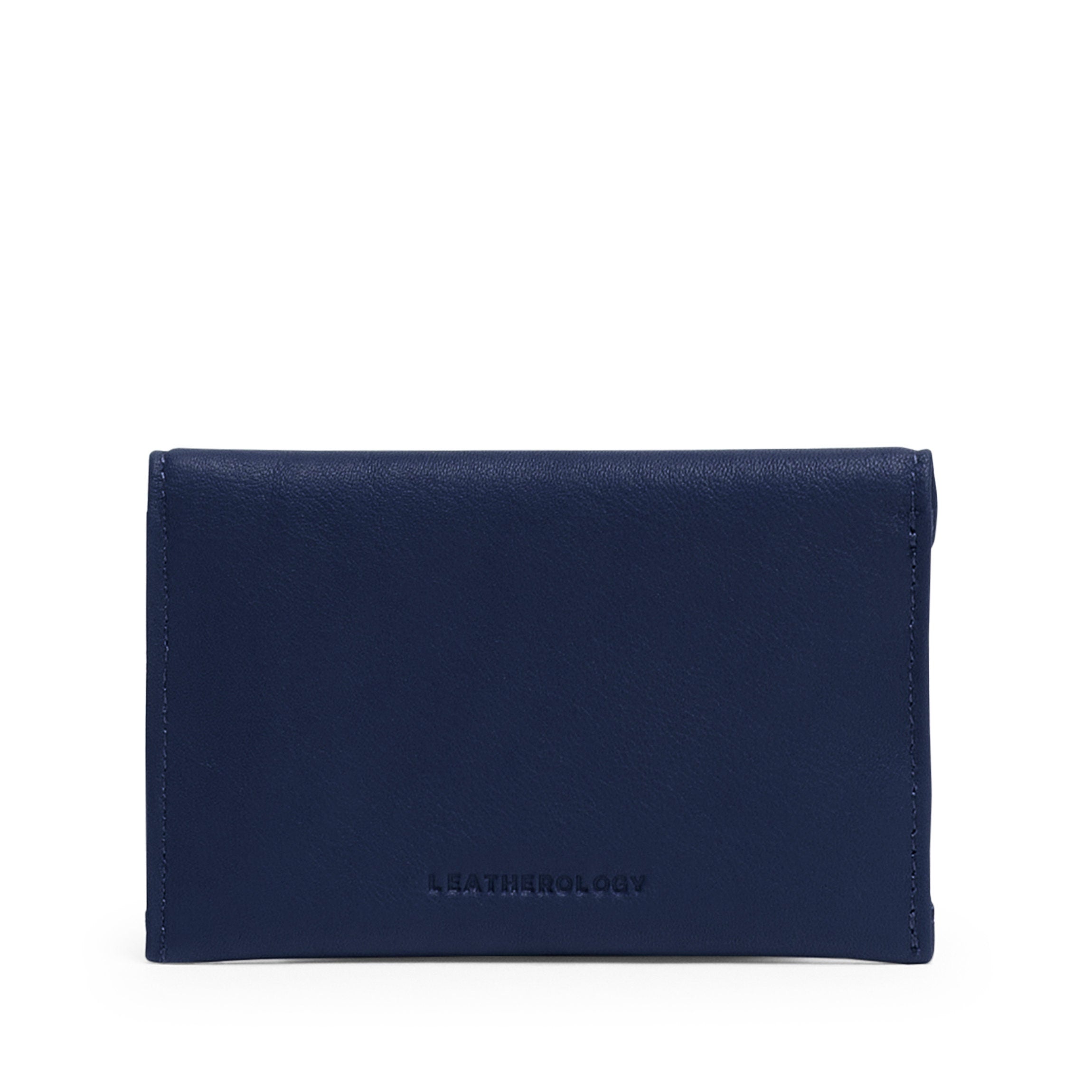 Envelope Card Case Navy Blue