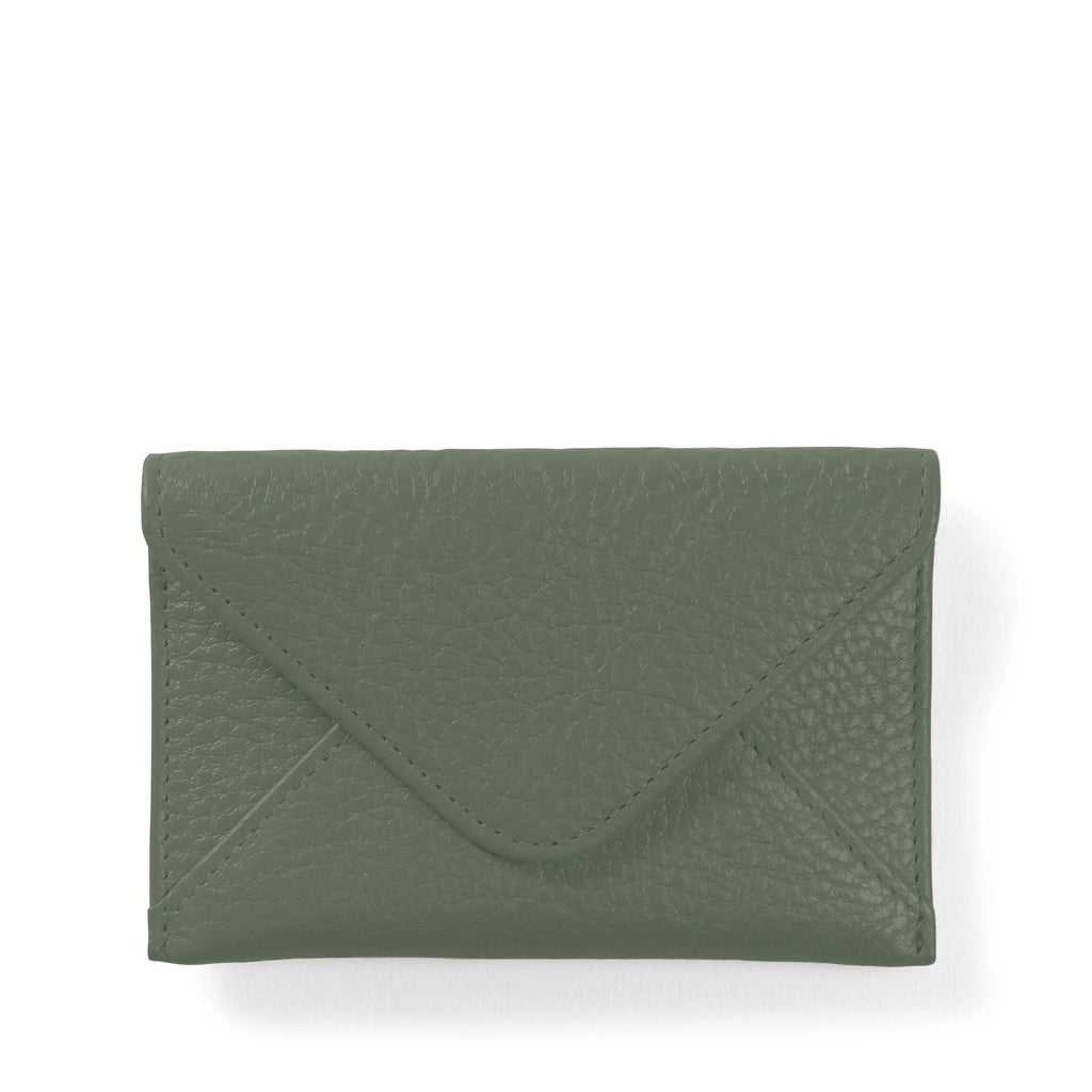 Envelope Card Case Moss