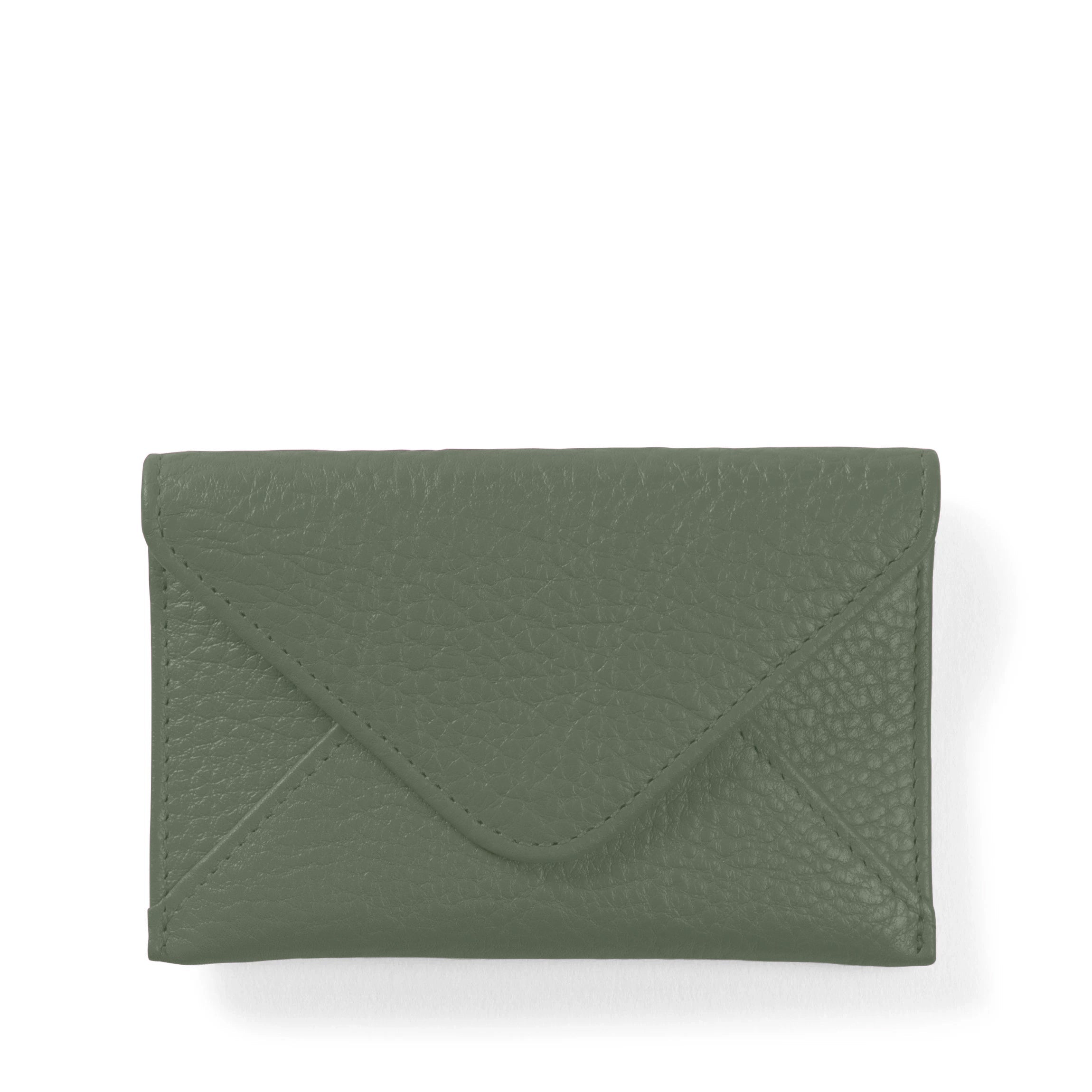 Envelope Card Case Moss