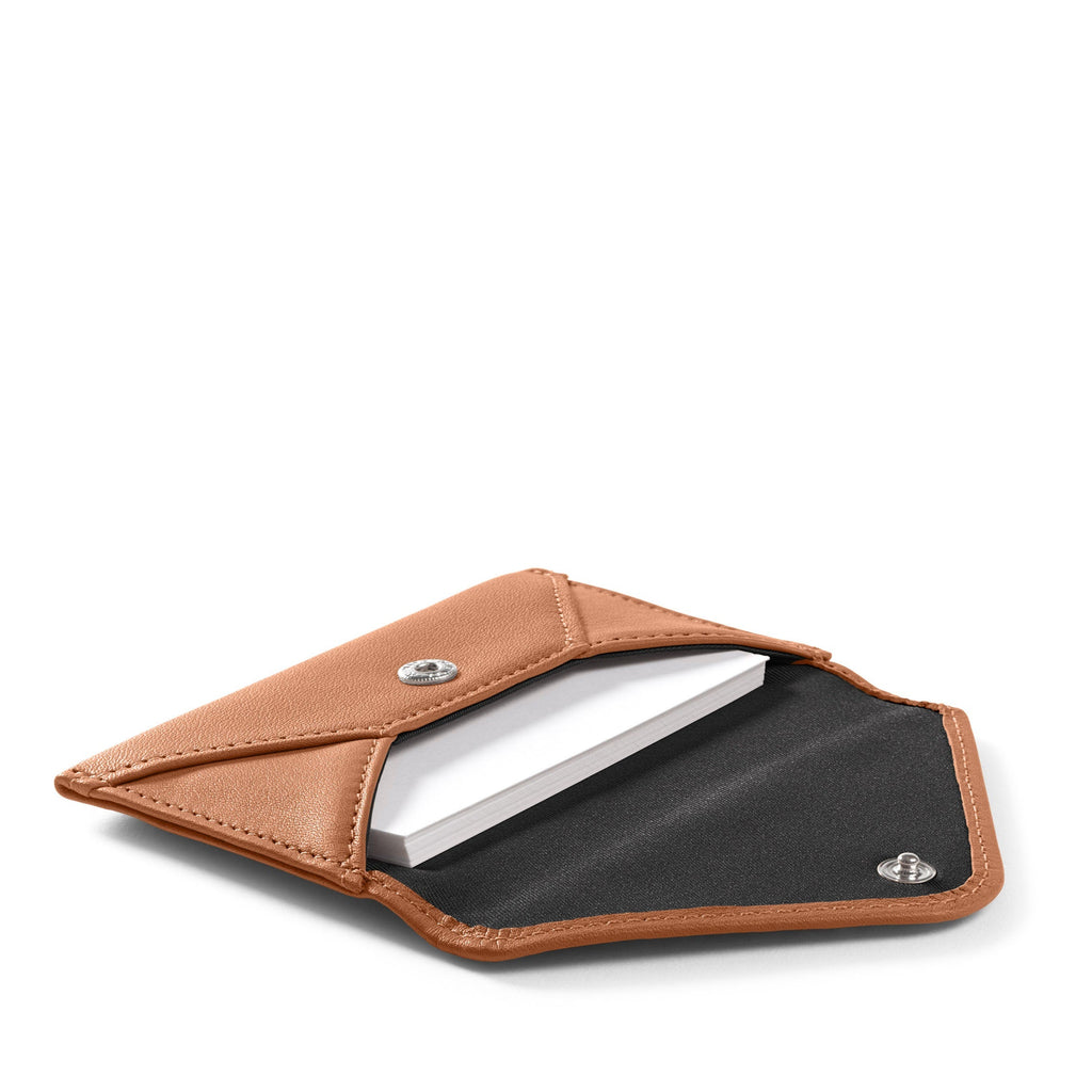 Envelope Card Case Cognac