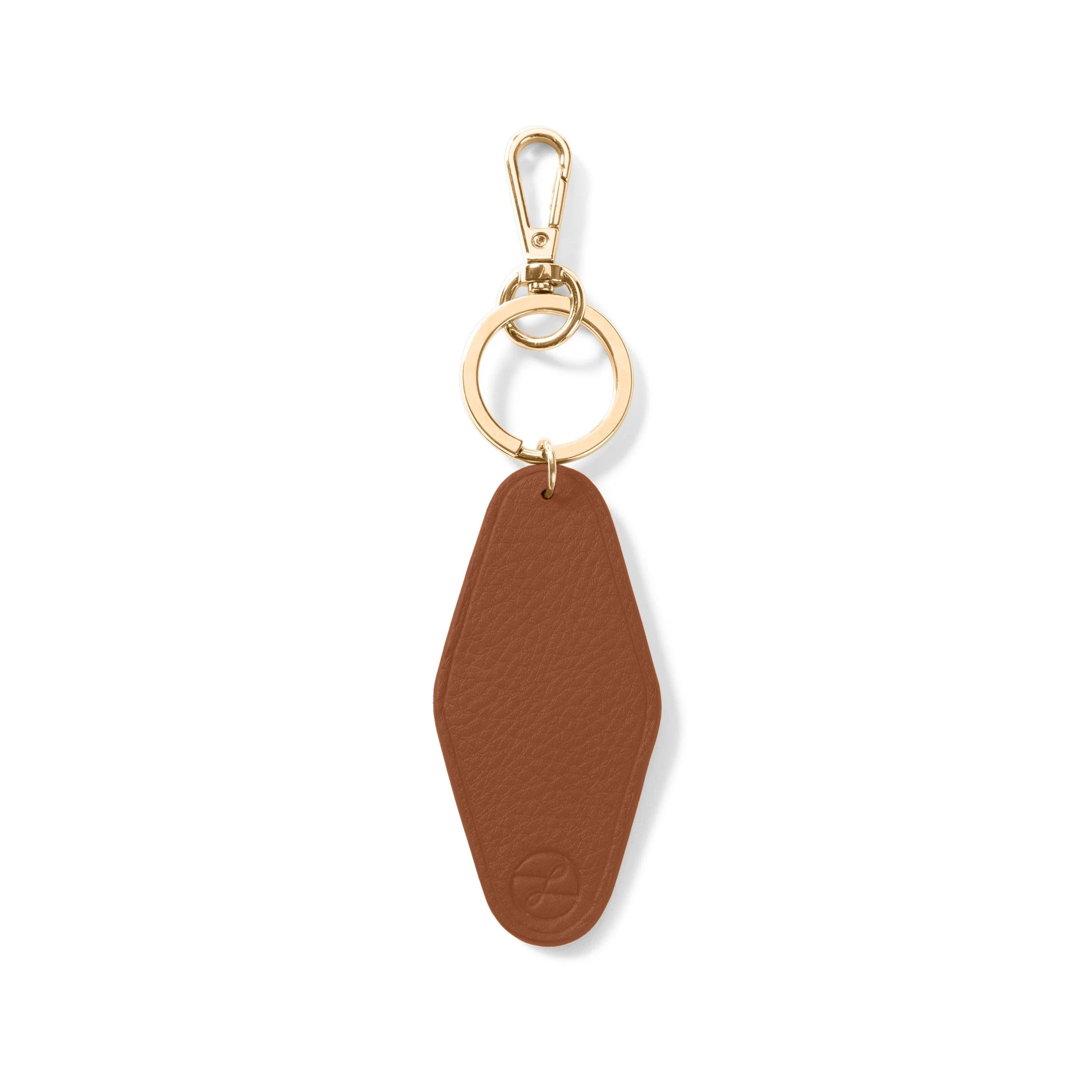 Hotel Keychain Saddle Brown