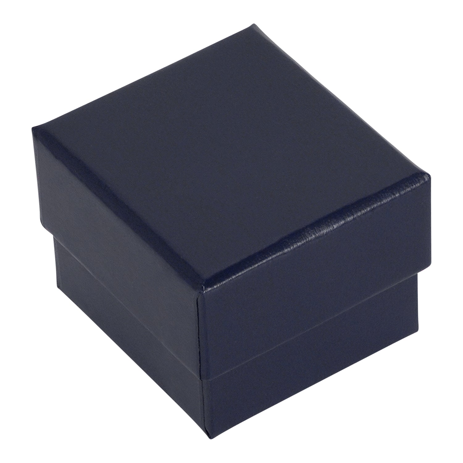 Leatherette Single Ring Box with Matching Insert and White Window