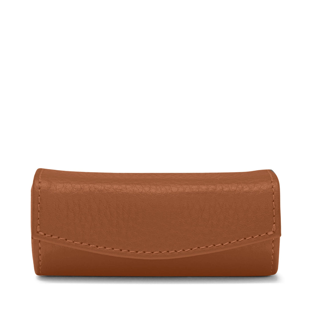 Lipstick Case Saddle Brown