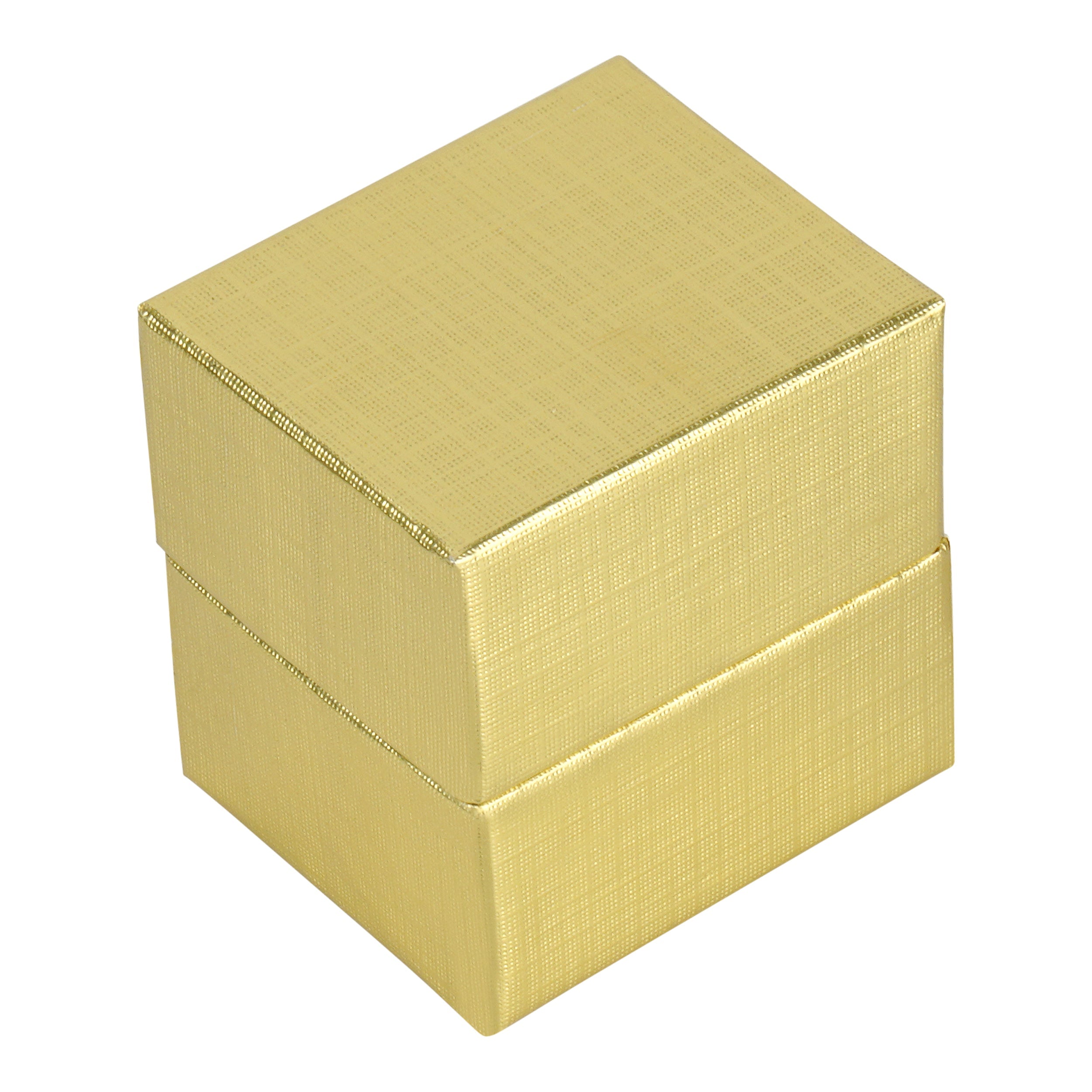 Silver and Gold Linen Cotton Filled Cardboard Box