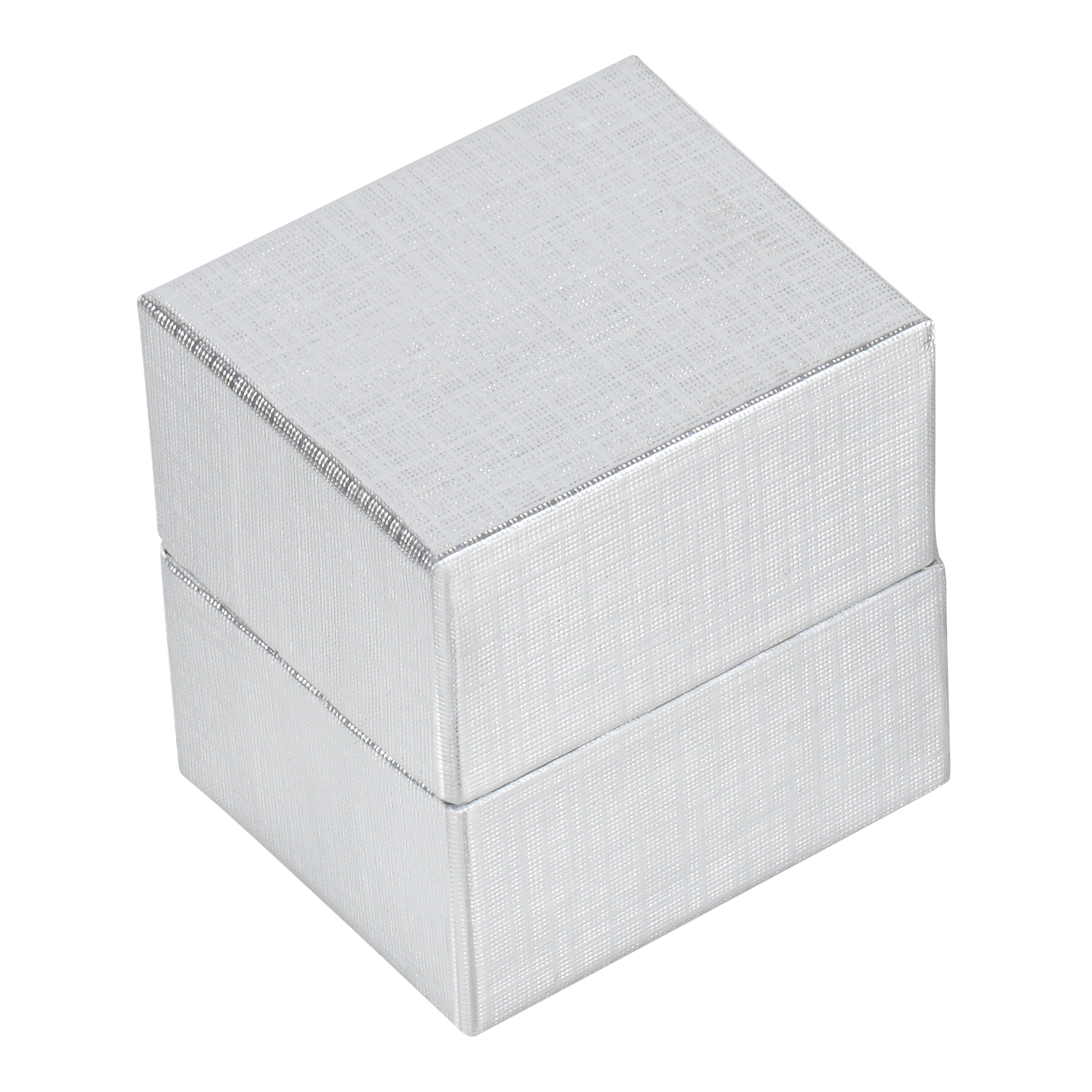 Silver and Gold Linen Cotton Filled Cardboard Box