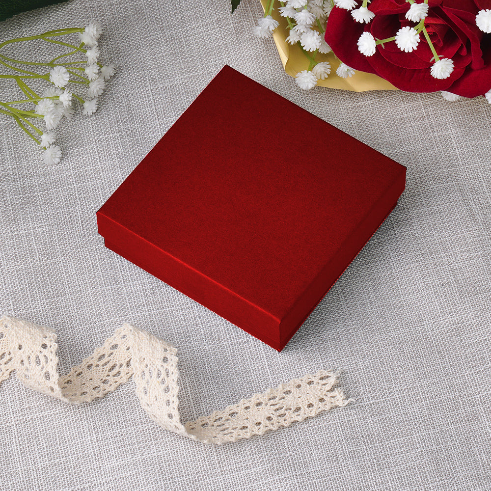 Cotton Filled Cardboard Earring-Pendant-Bracelet Box