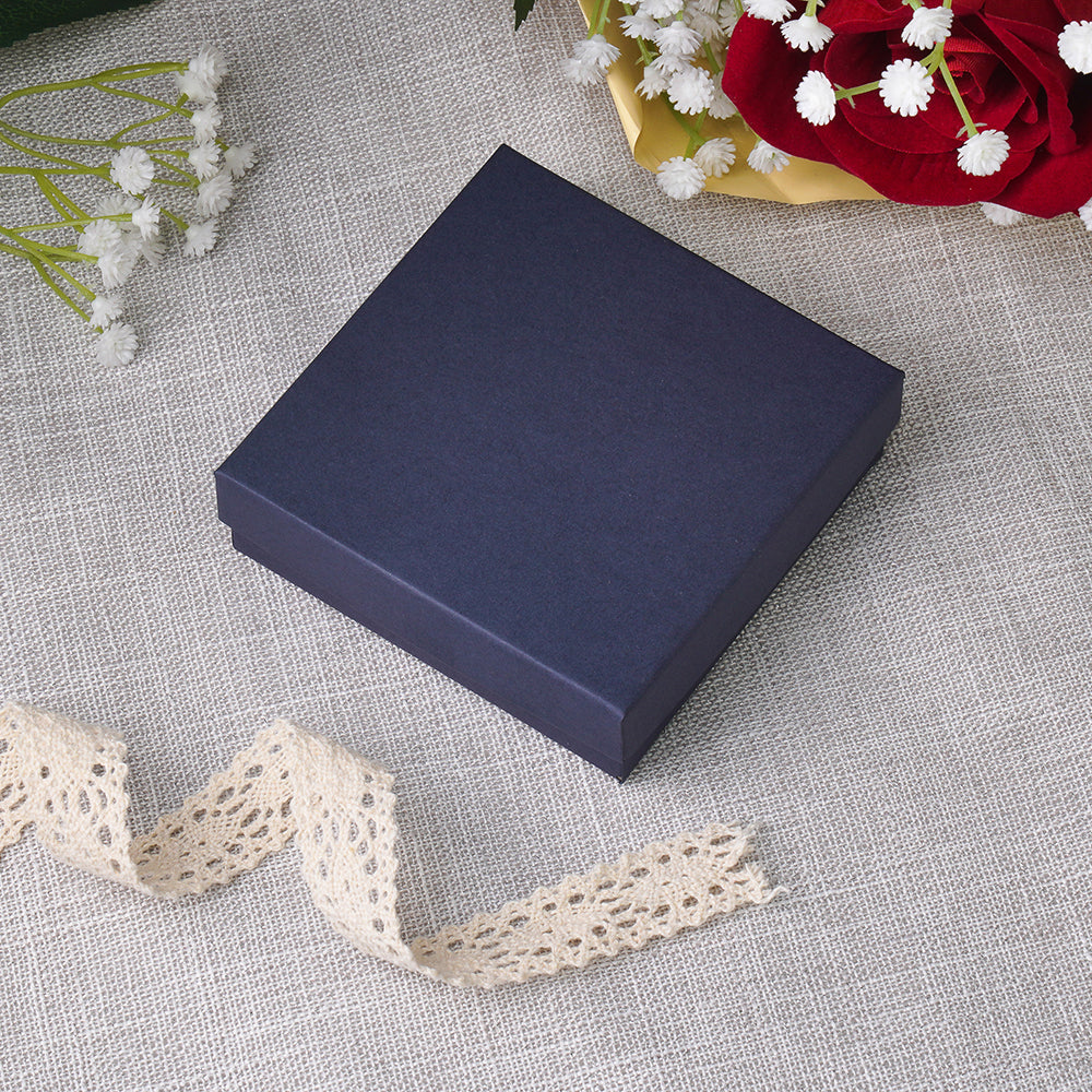 Cotton Filled Cardboard Earring-Pendant-Bracelet Box