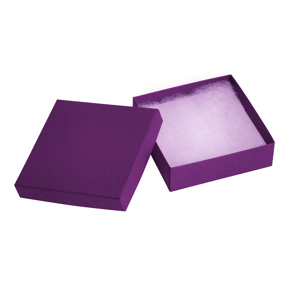 Cotton Filled Cardboard Earring-Pendant-Bracelet Box