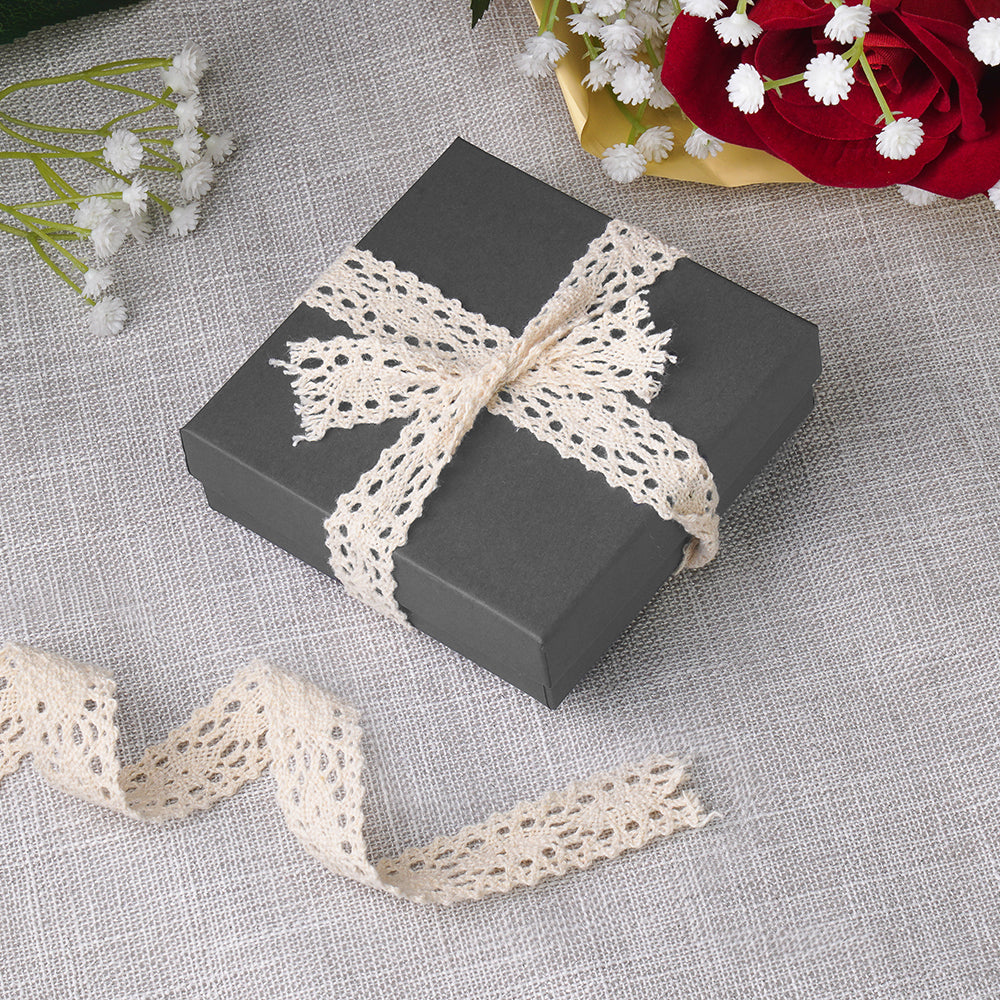 Cotton Filled Cardboard Earring-Pendant-Bracelet Box