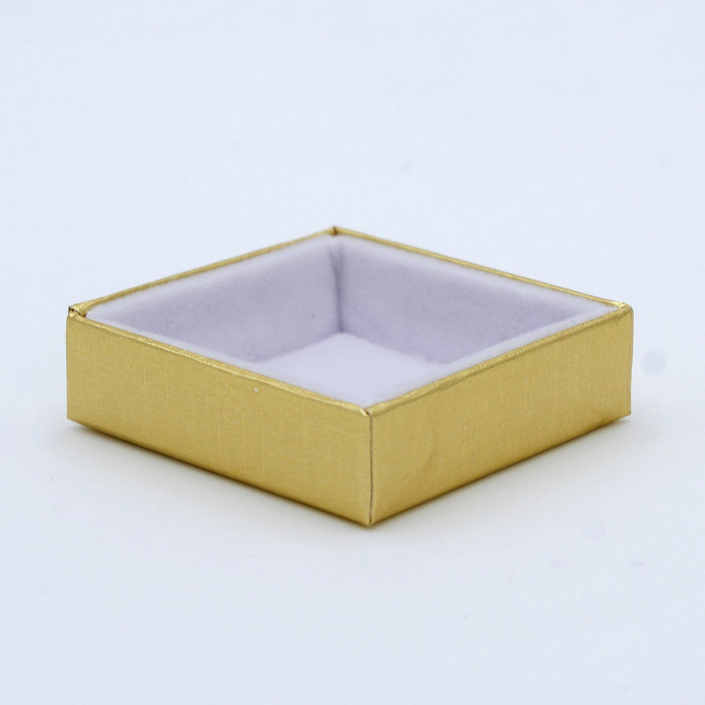 Two-tone Paper Small Universal Box with Gold Accent