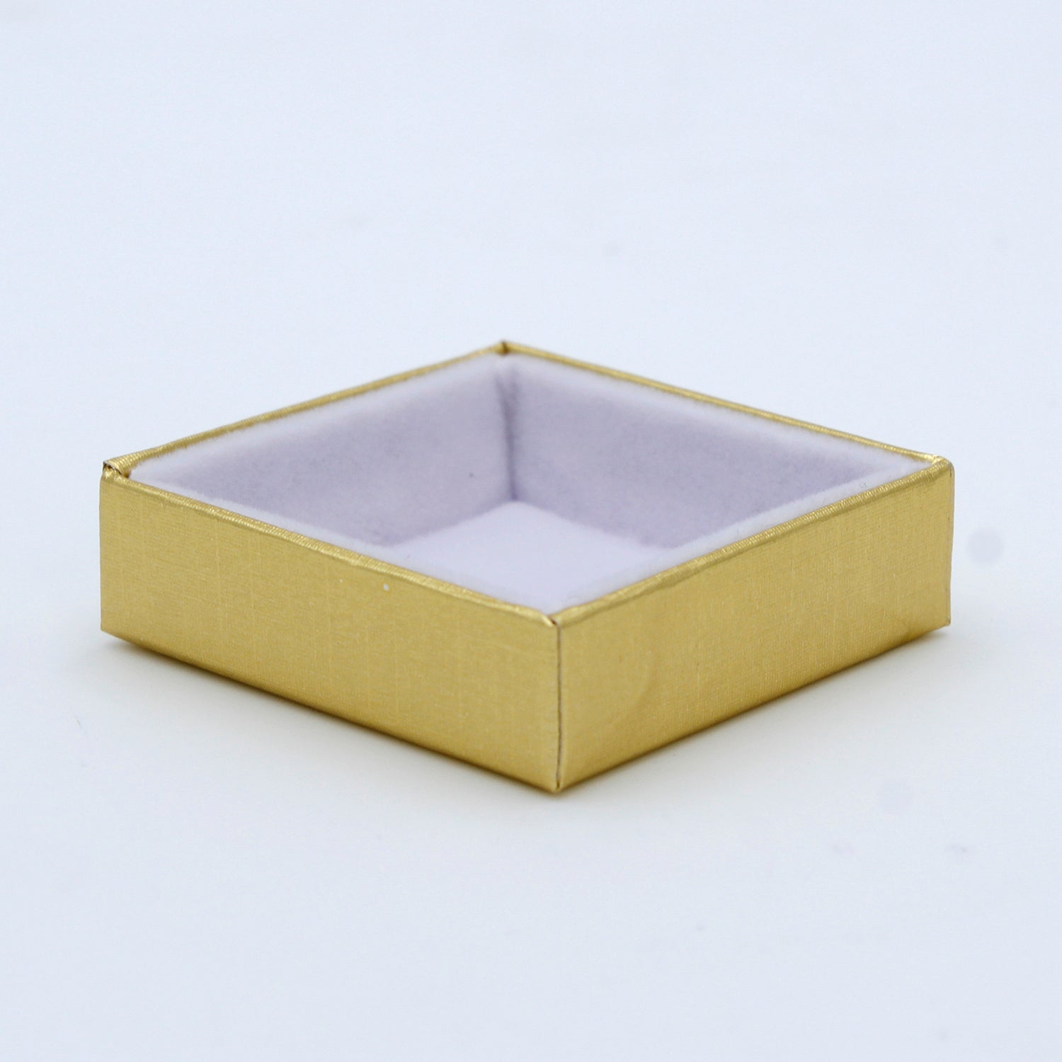 Two-tone Paper Small Universal Box with Gold Accent