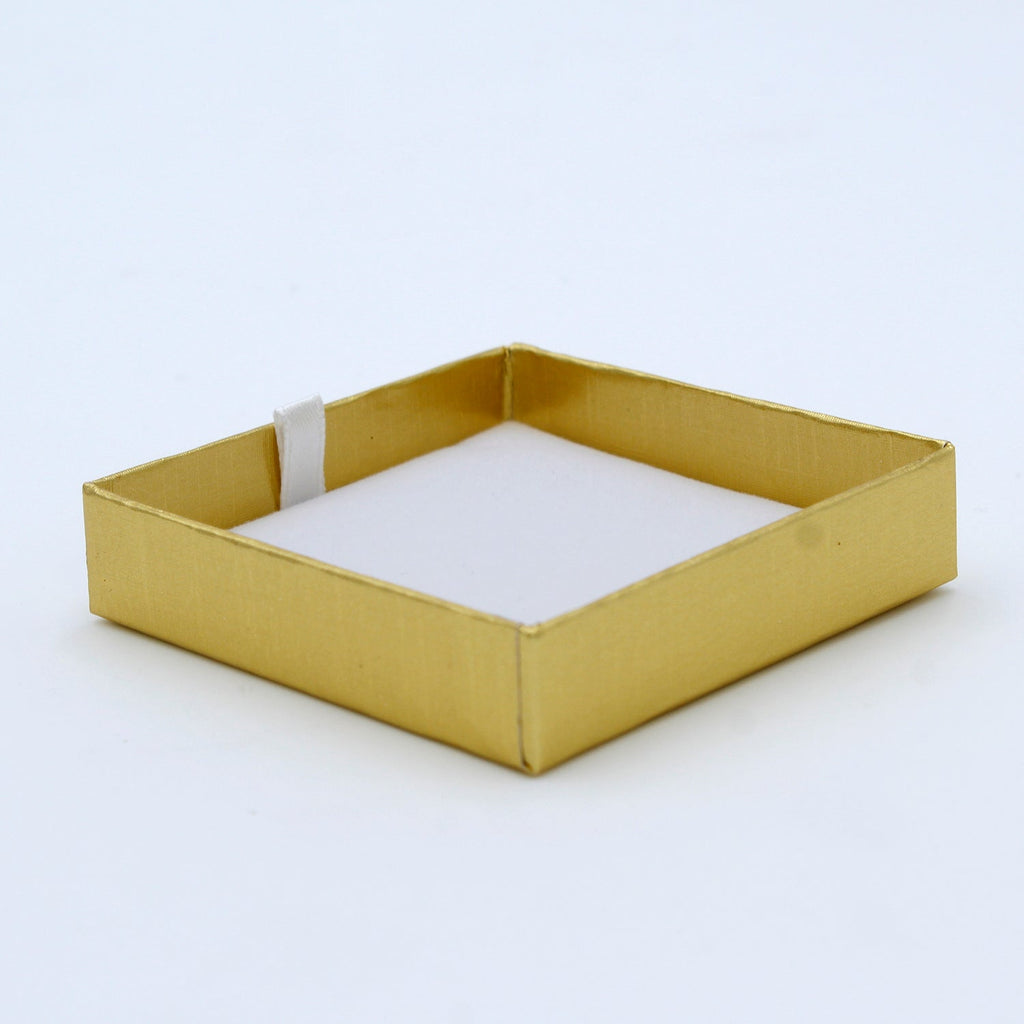 Two-tone Paper Pendant Box with Gold Accent