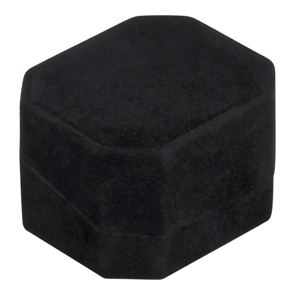 Single Ring Box Wrapped and Lined with Rich Nova Suede