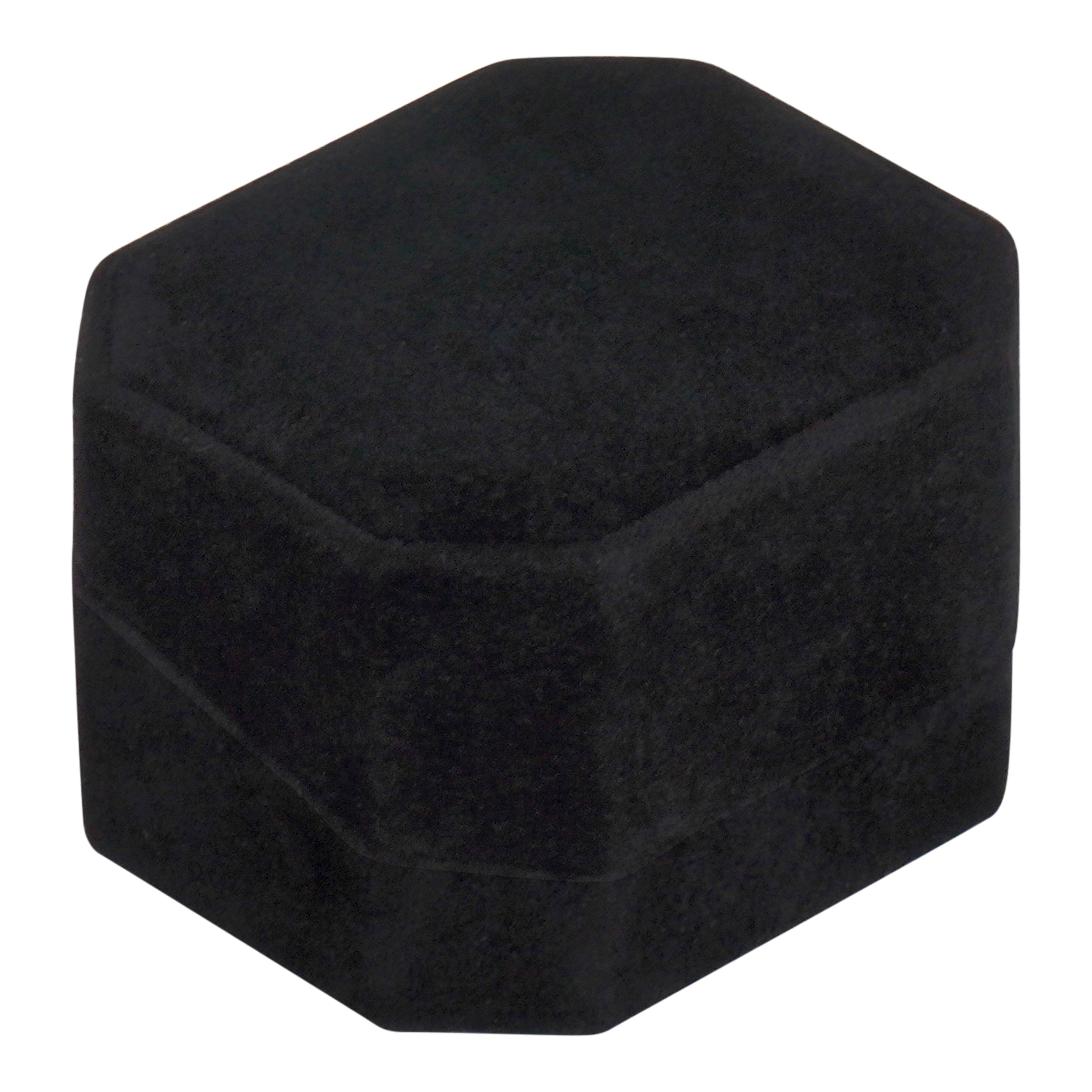 Single Ring Box Wrapped and Lined with Rich Nova Suede