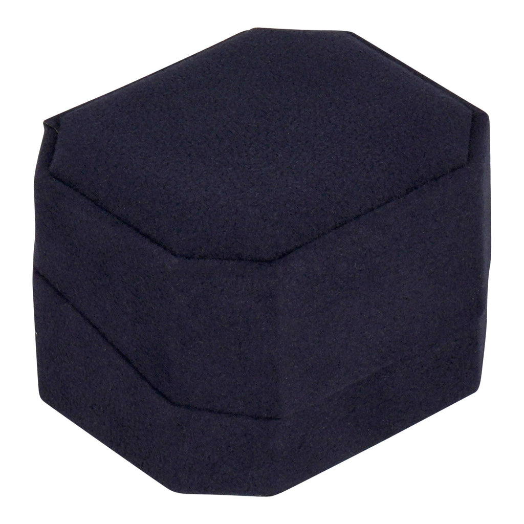 Single Ring Box Wrapped and Lined with Rich Nova Suede