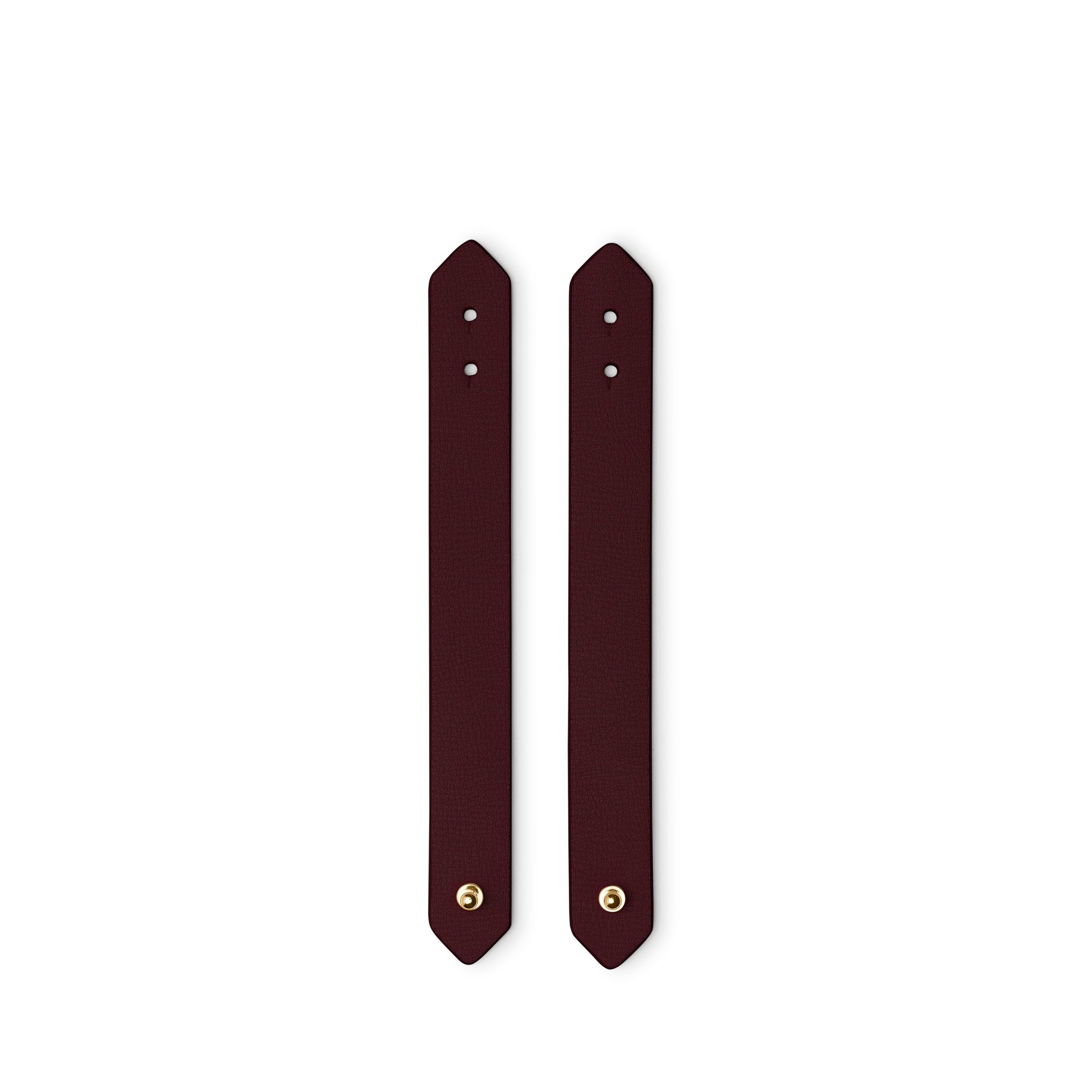 Modern Napkin Rings, Set of 2 Oxblood