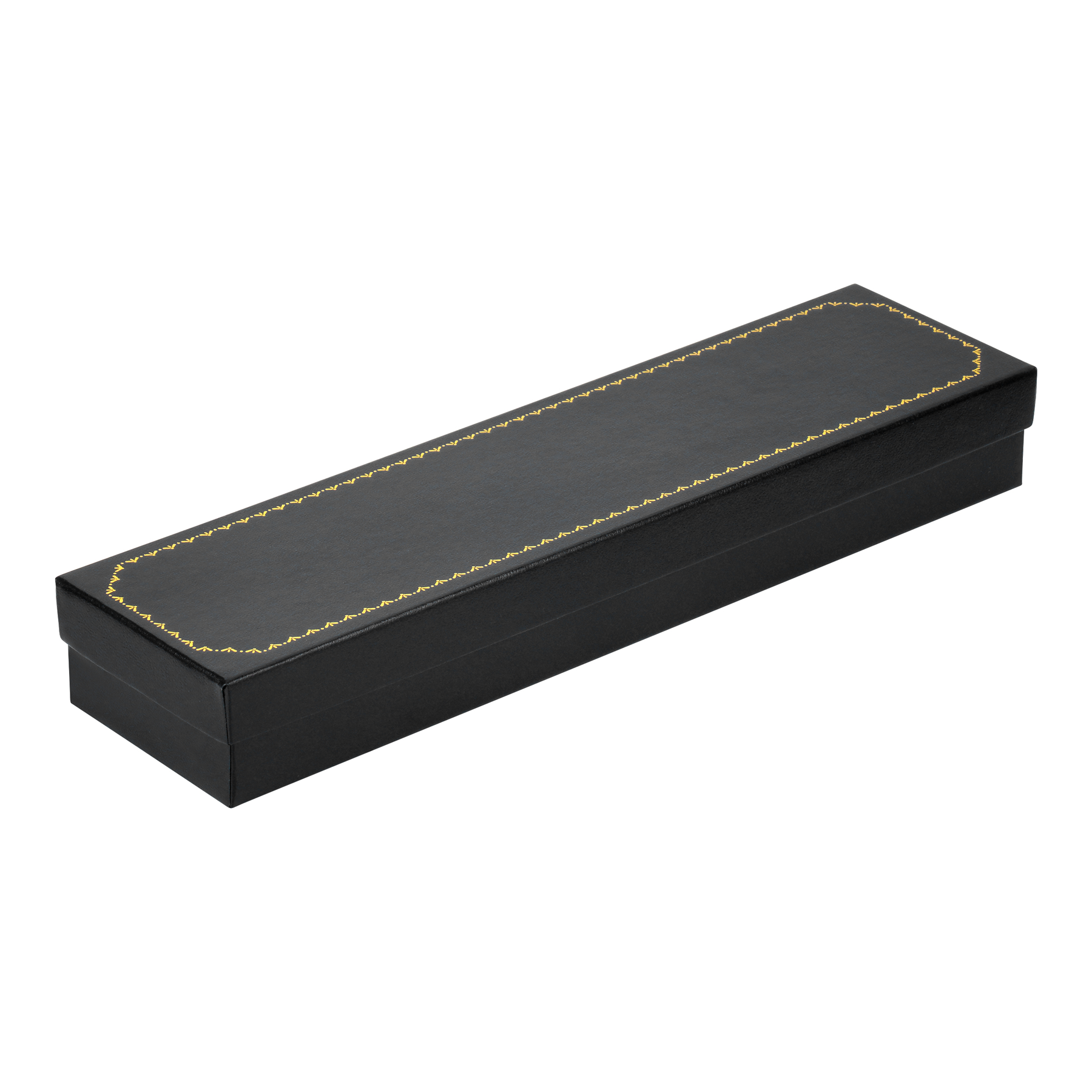 Leatherette Bracelet Box with Gold Accent and Matching Insert