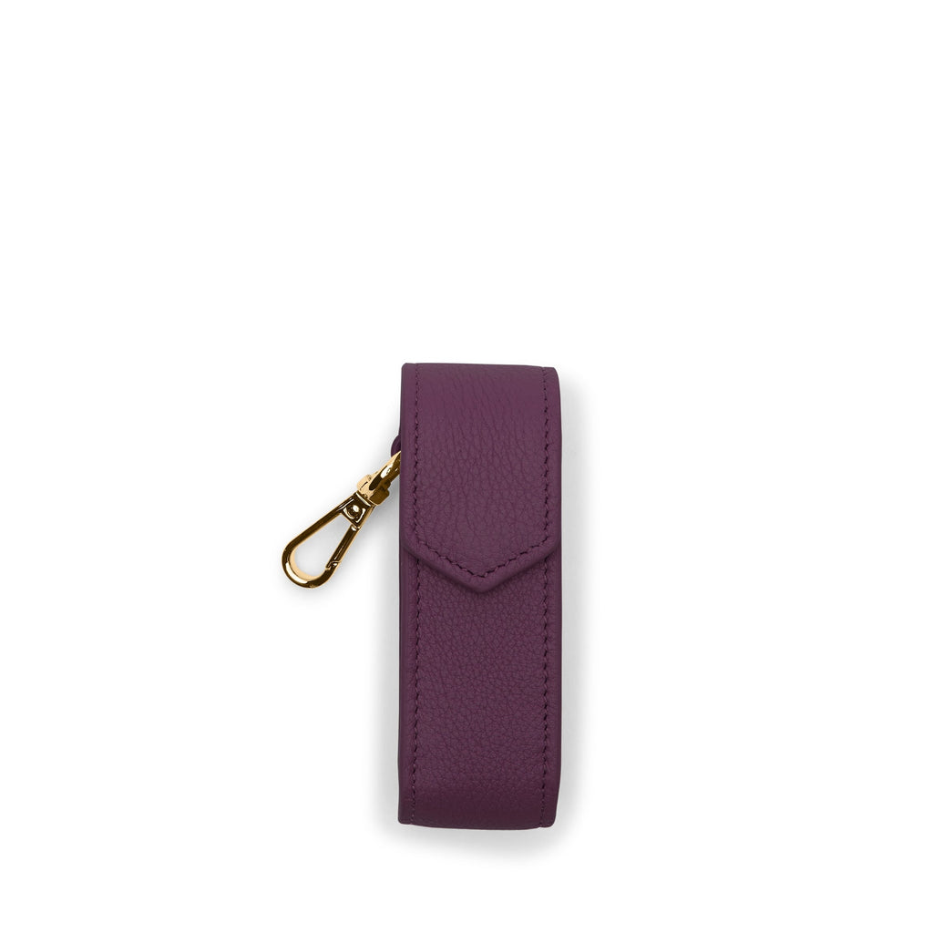 Portable Lipstick Holder Deep Plum