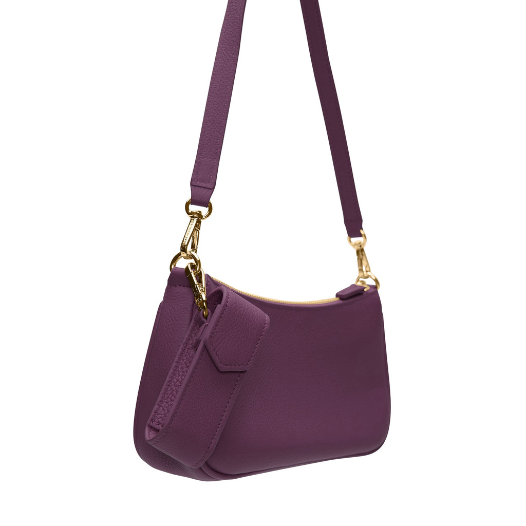 Portable Lipstick Holder Deep Plum