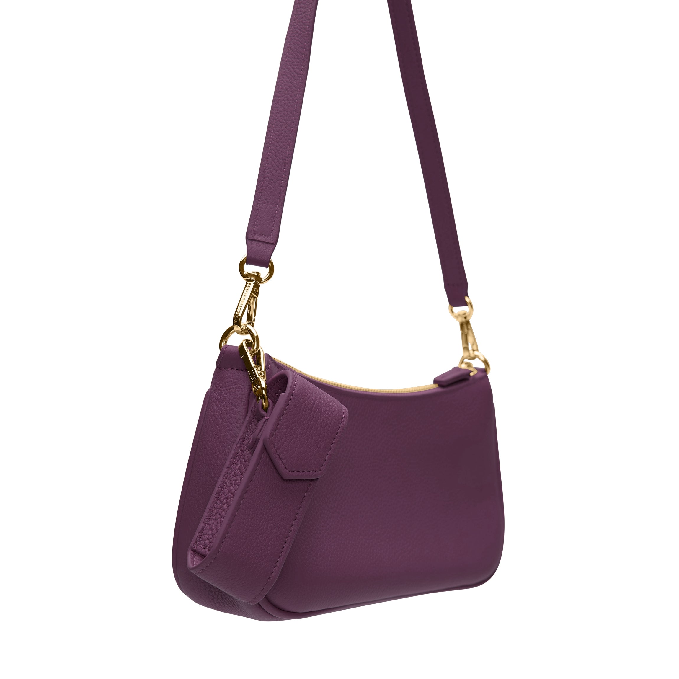 Portable Lipstick Holder Deep Plum