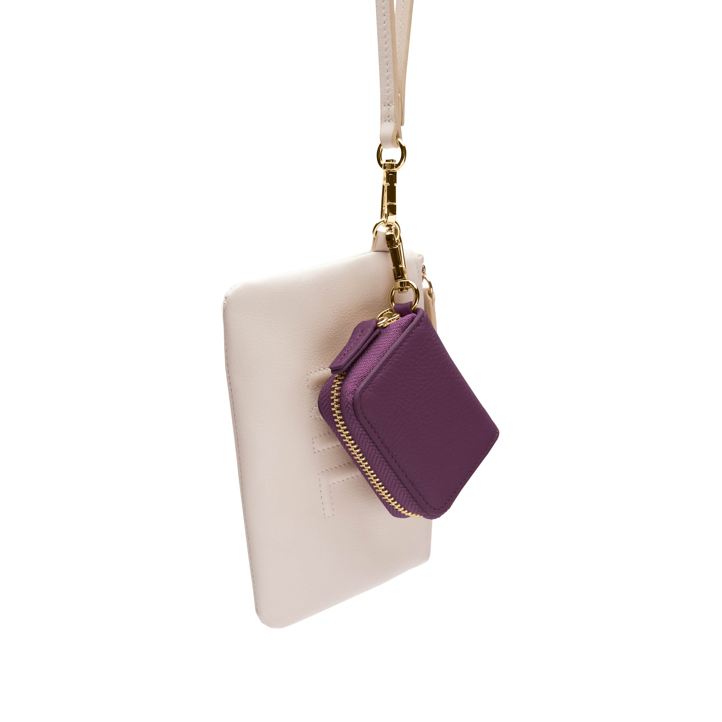 Portable Wristlet AirPod Case Deep Plum