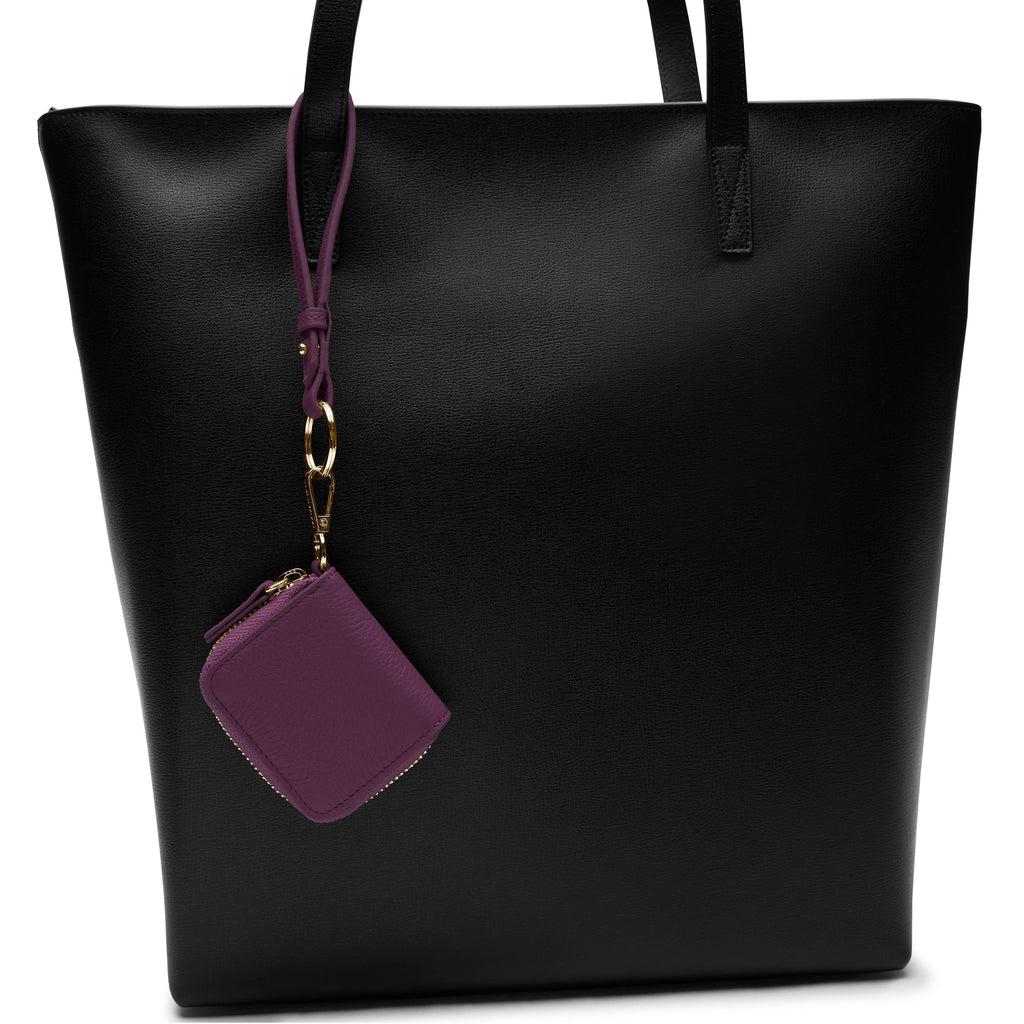 Portable Wristlet AirPod Case Deep Plum