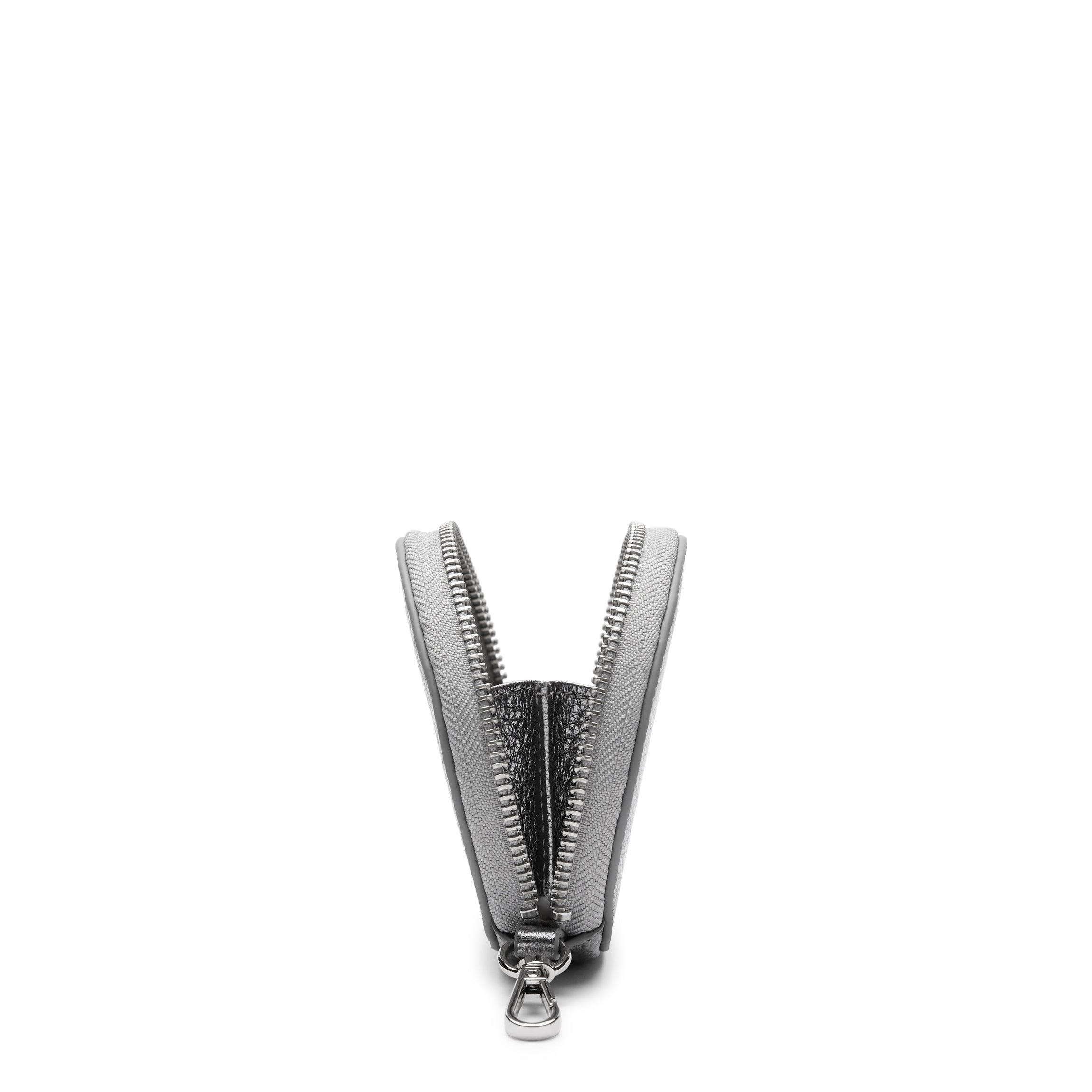 Portable Wristlet Round Pouch Frost