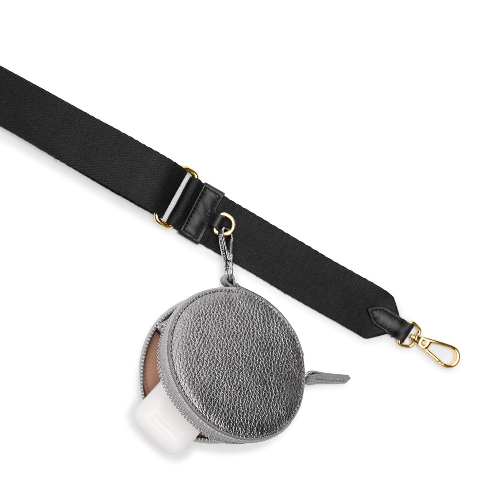 Portable Wristlet Round Pouch Frost