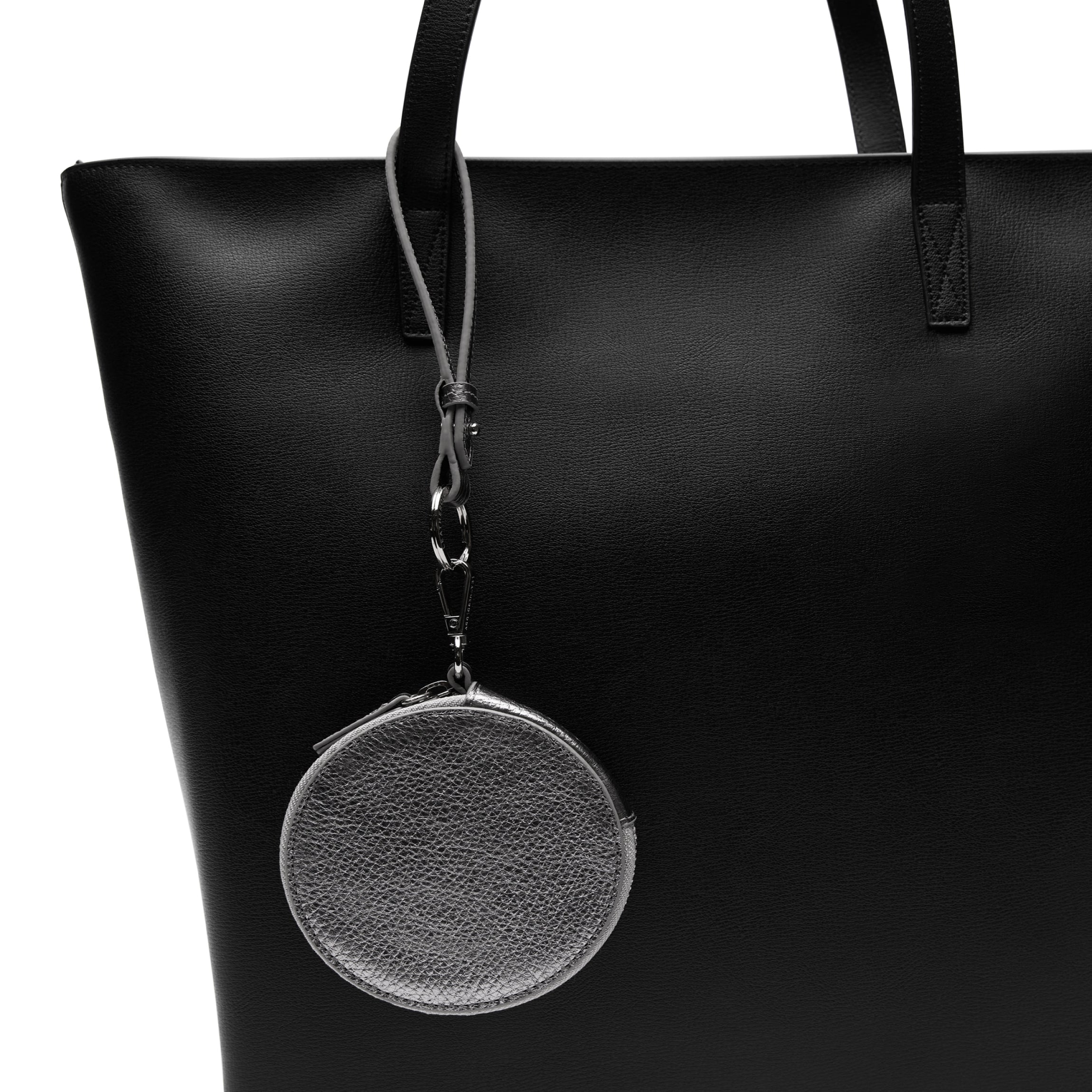 Portable Wristlet Round Pouch Frost