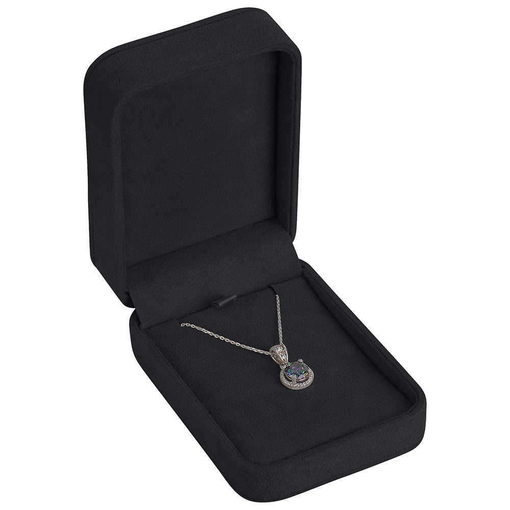 Squircle Suede Pendant Box