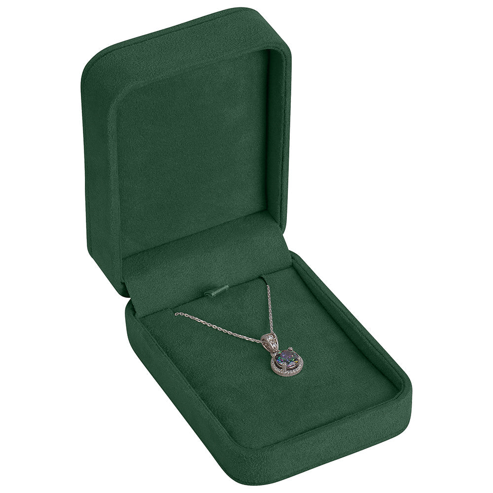 Squircle Suede Pendant Box