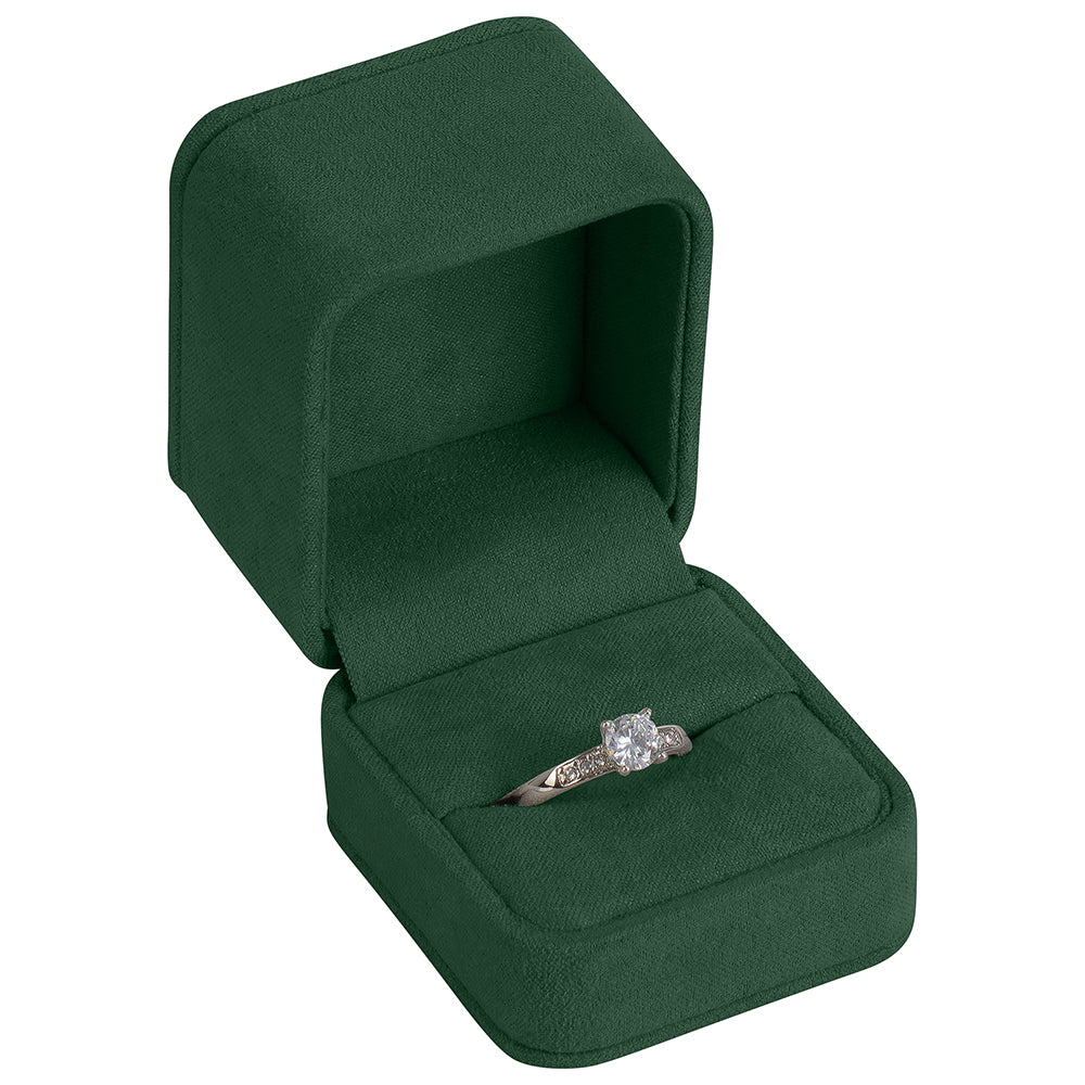 Squircle Suede Single Ring Box