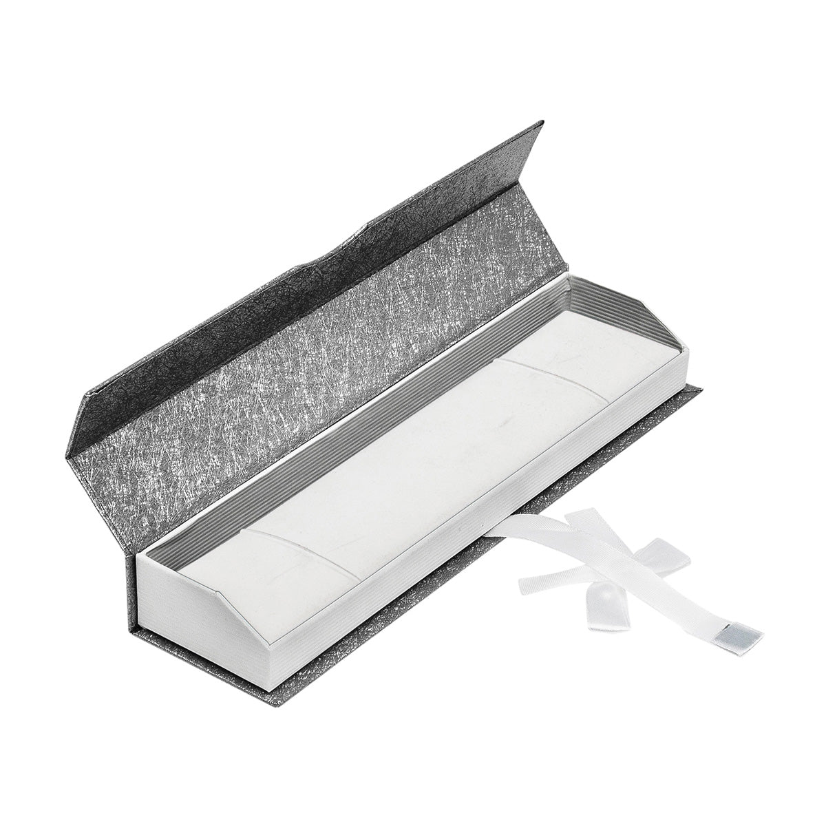 Elegant Paper Bracelet Box with a Unique Magnetic Ribbon