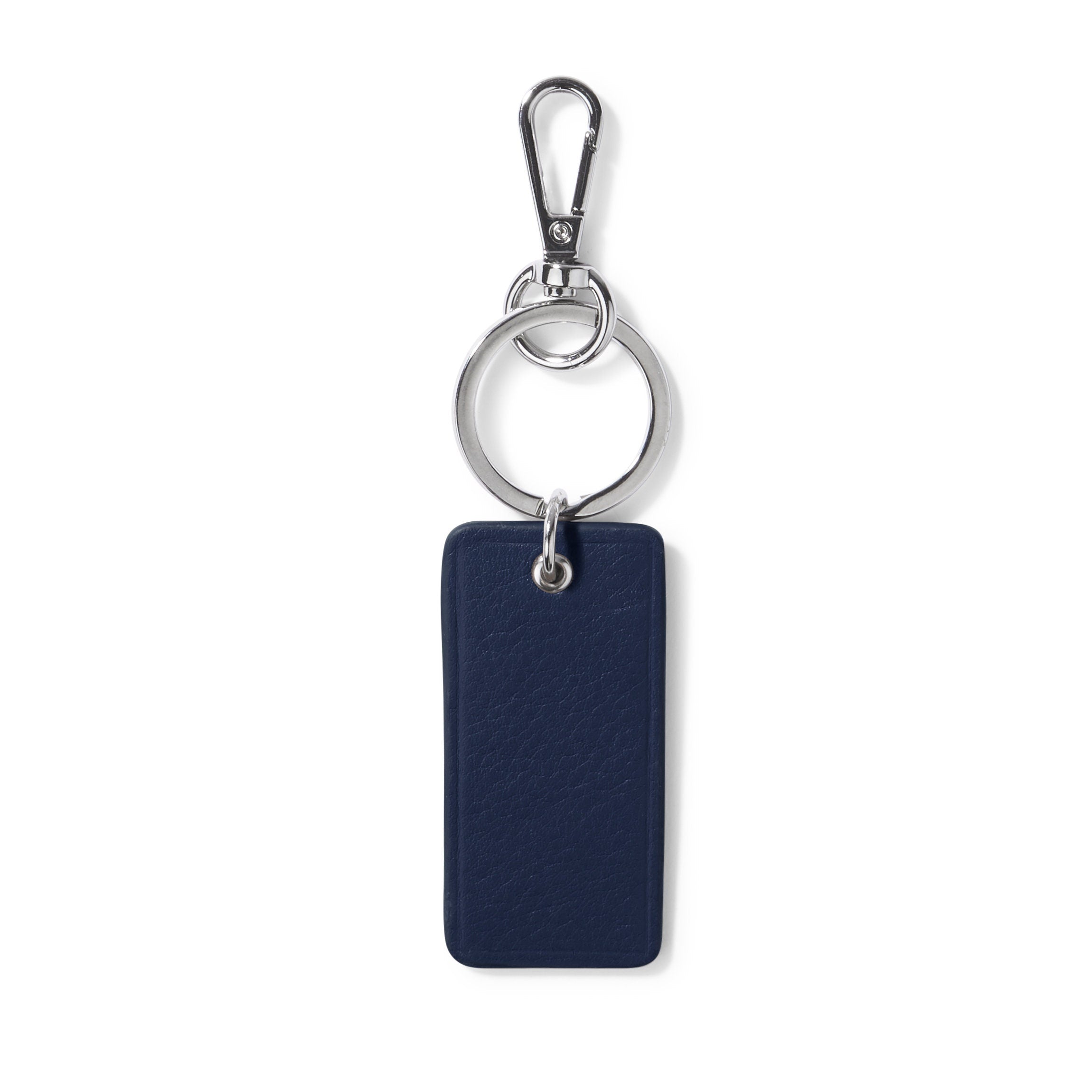 Rectangle Keychain Navy Blue