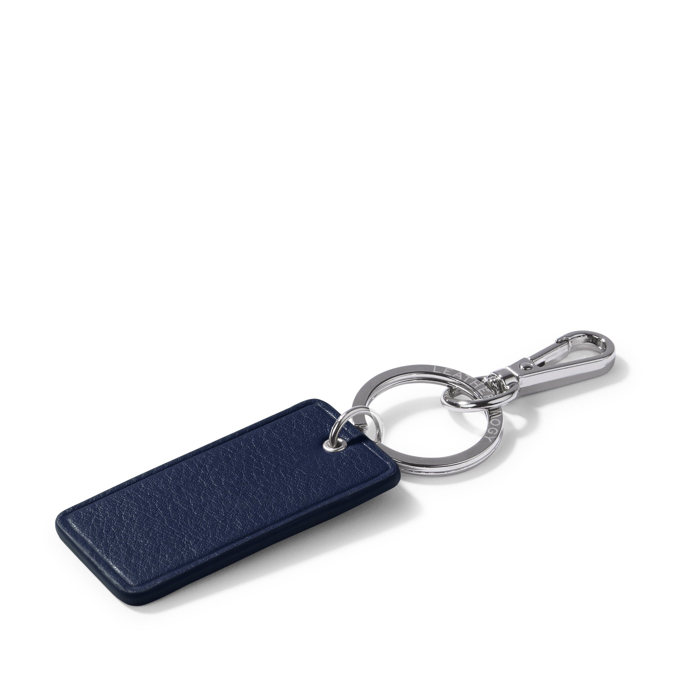 Rectangle Keychain Navy Blue