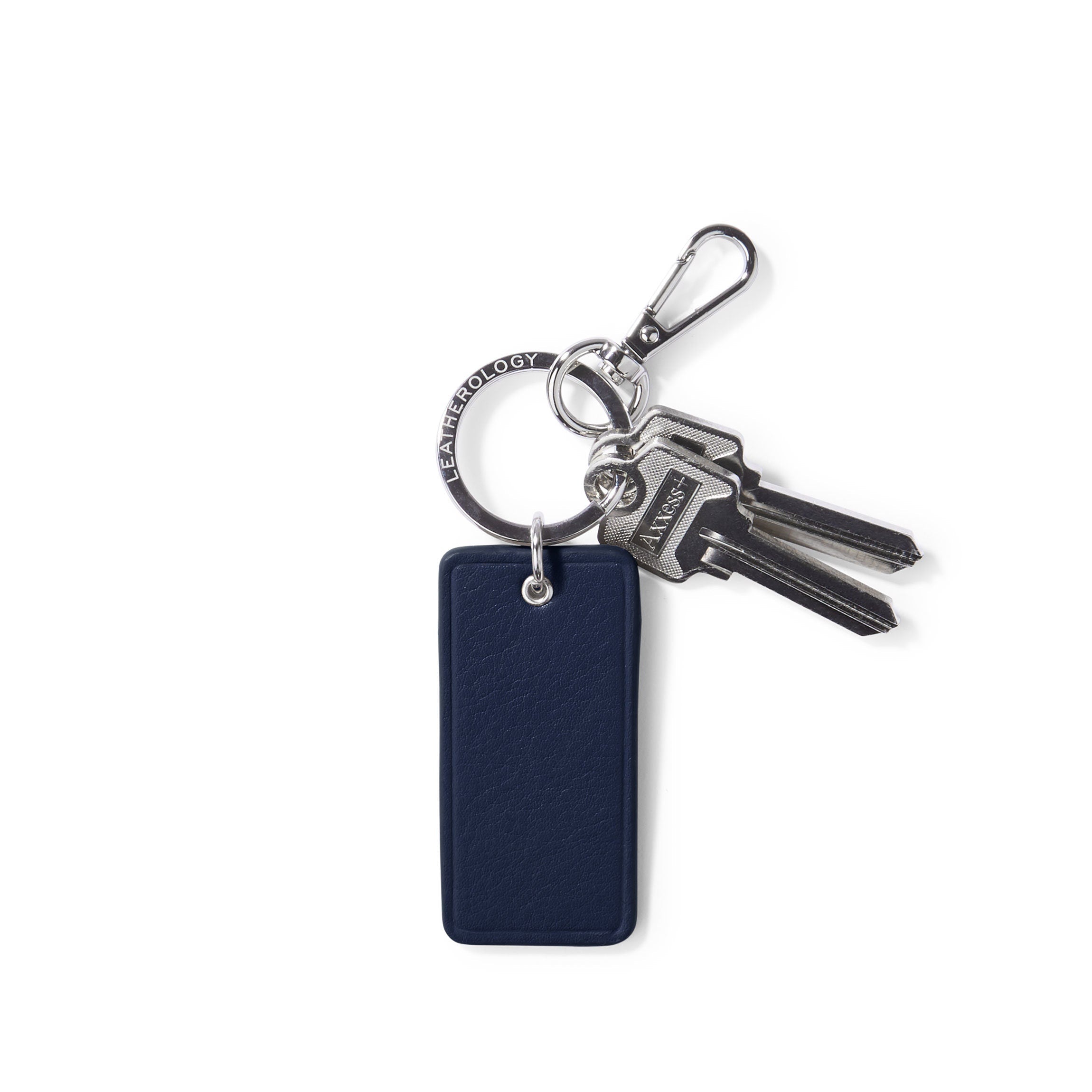 Rectangle Keychain Navy Blue